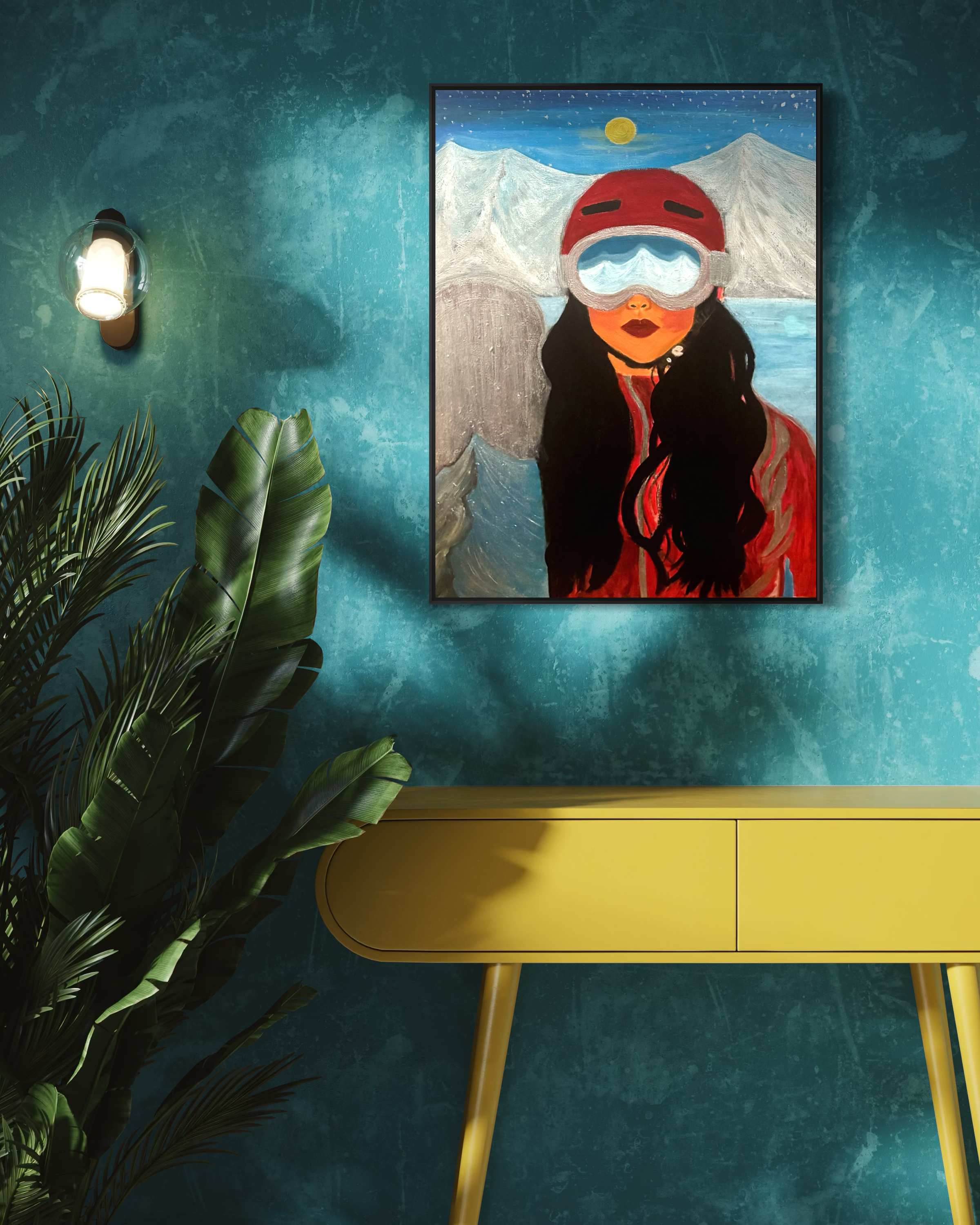 " The Night Rider " A3 (29.7 × 42 cm) ( Limited Edition Print 75 pcs numbered and signed )