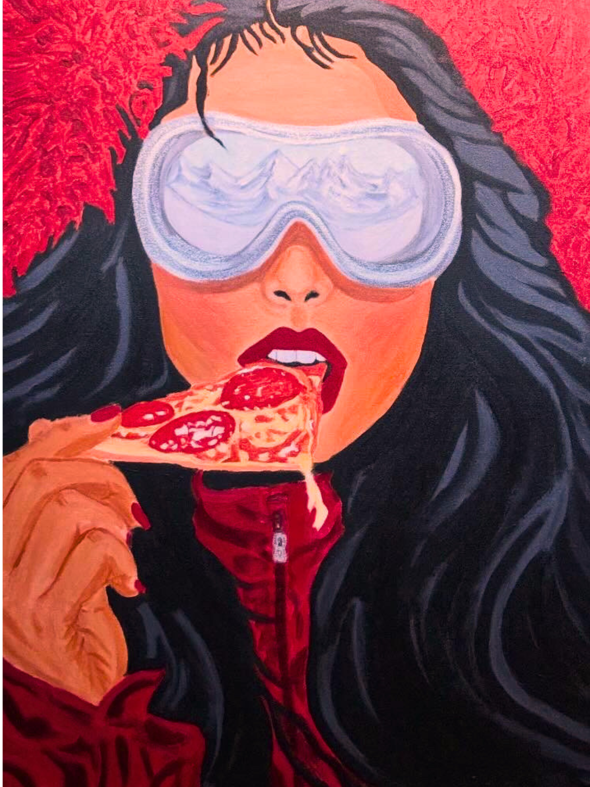 " Guilty Pleasure "( Original Painting, Happiness and Reflections - Collection I )