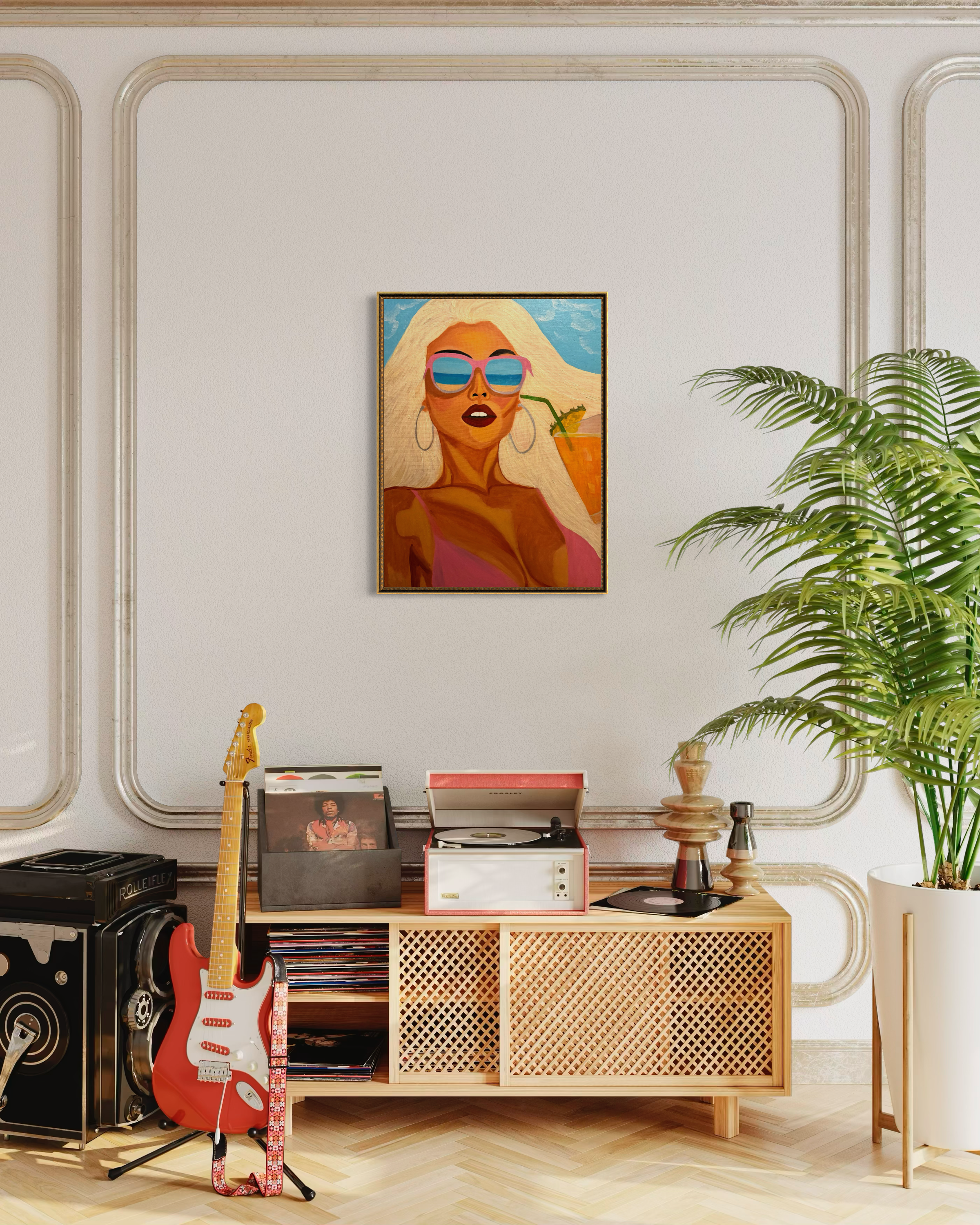 " Sunkissed Escape " A4 (21 × 29.7 cm) (Limited Edition Print 100 pcs numbered and signed )