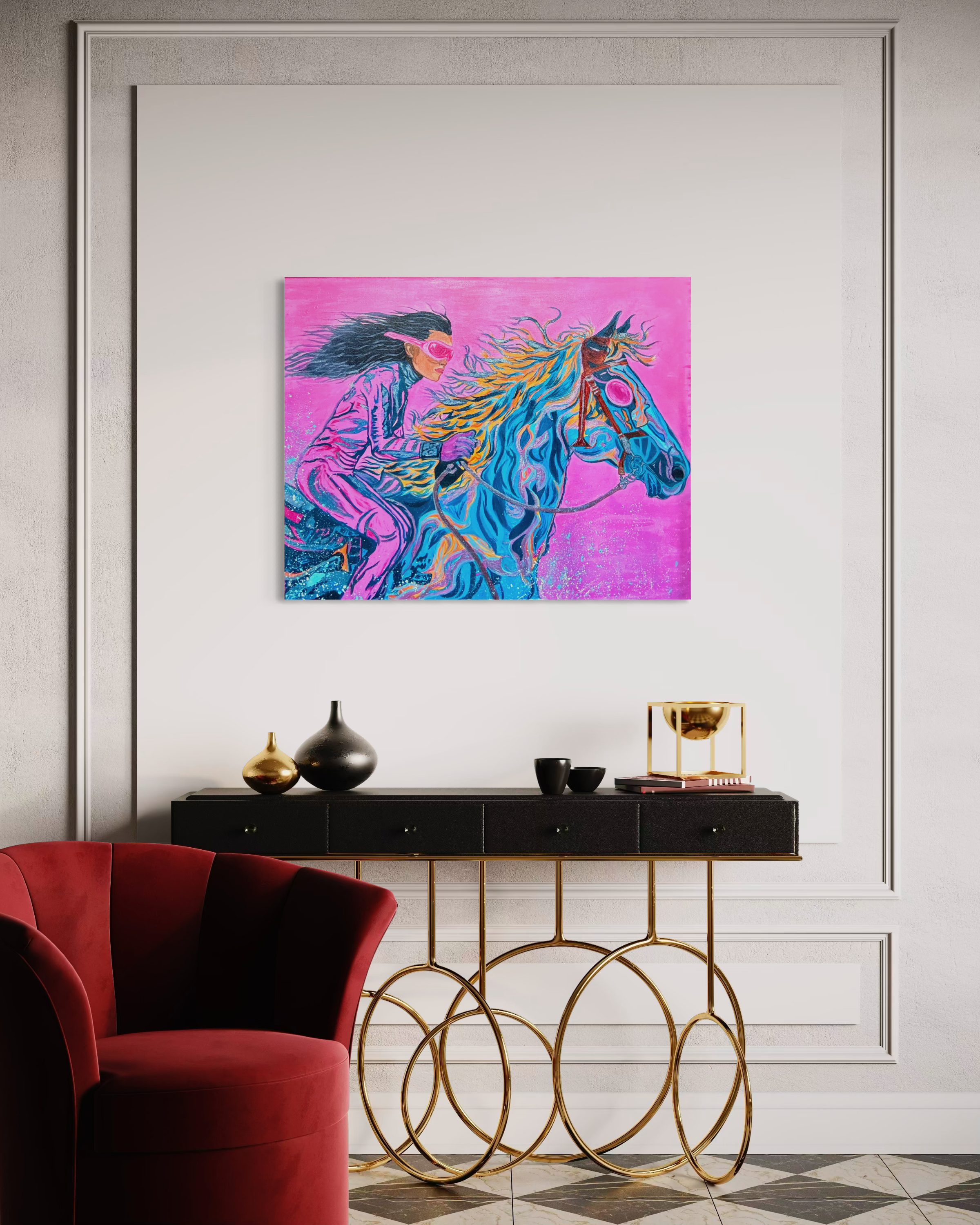 "The Rider of Tomorrow" A4 (21 × 29.7 cm) ( Limited Edition Print 100 pcs numbered and signed)