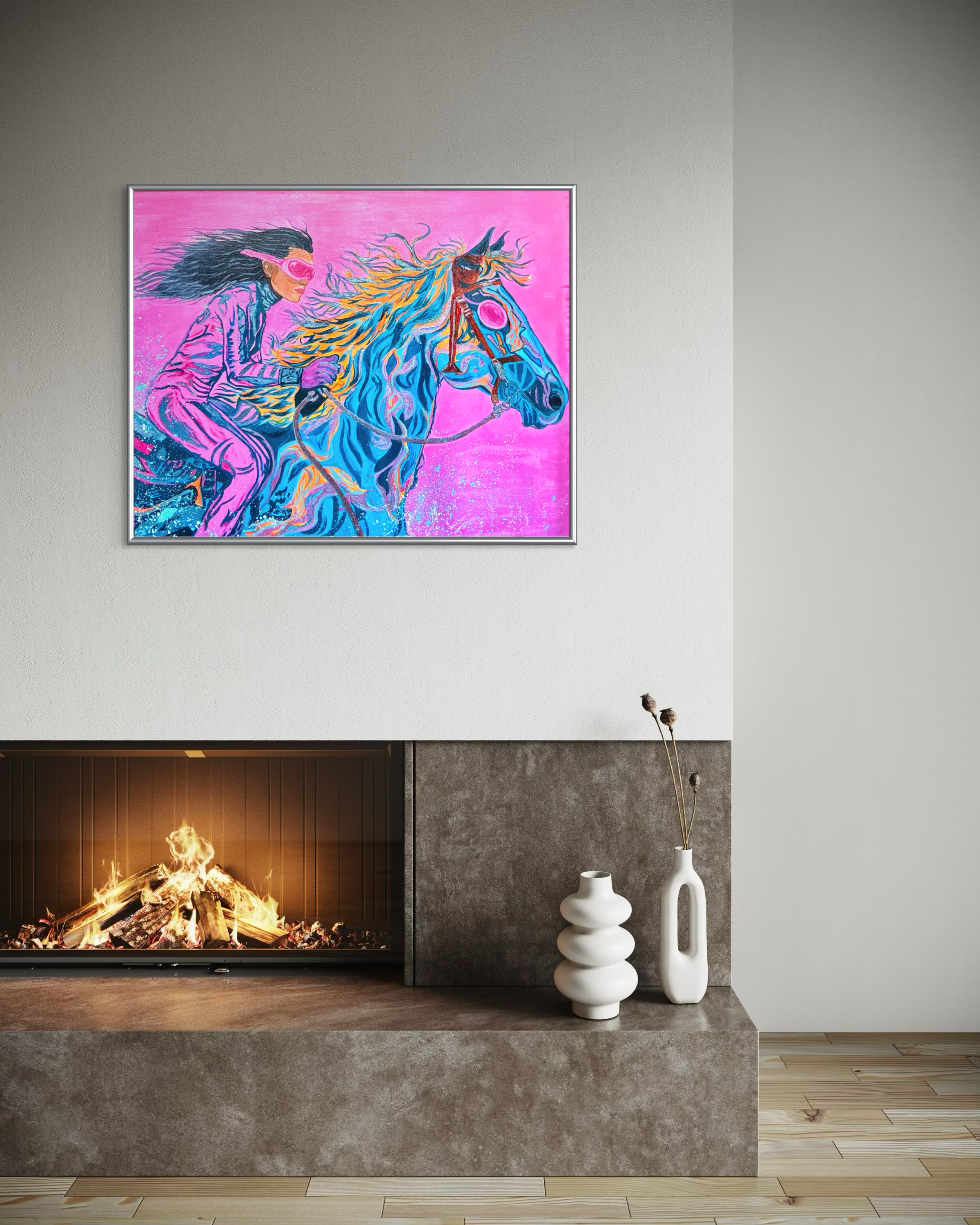 The Rider of Tomorrow A3 (29.7 × 42 cm) (Limited Edition Print 75 pcs numbered and signed )