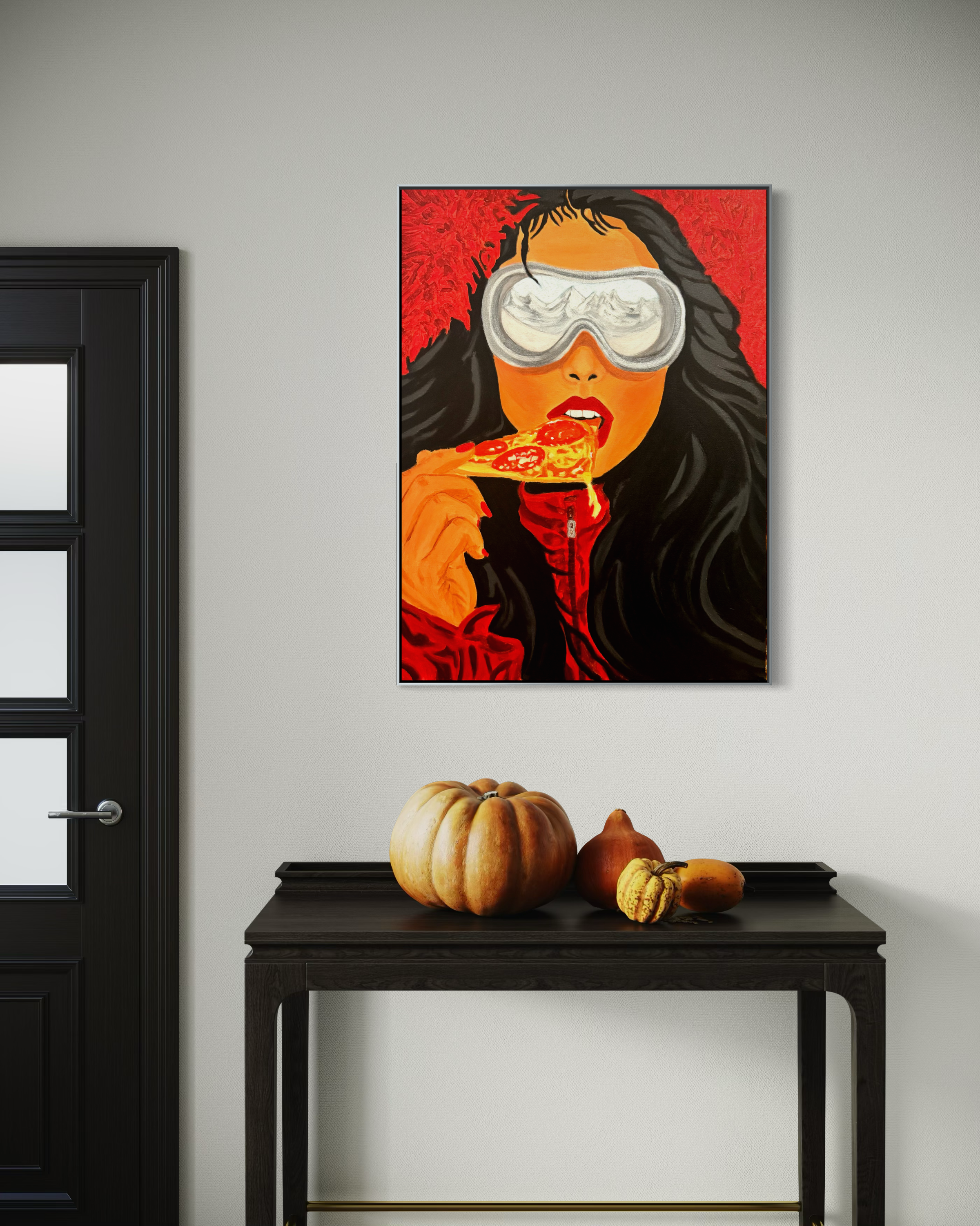 " Guilty Pleasure "( Original Painting, Happiness and Reflections - Collection I )