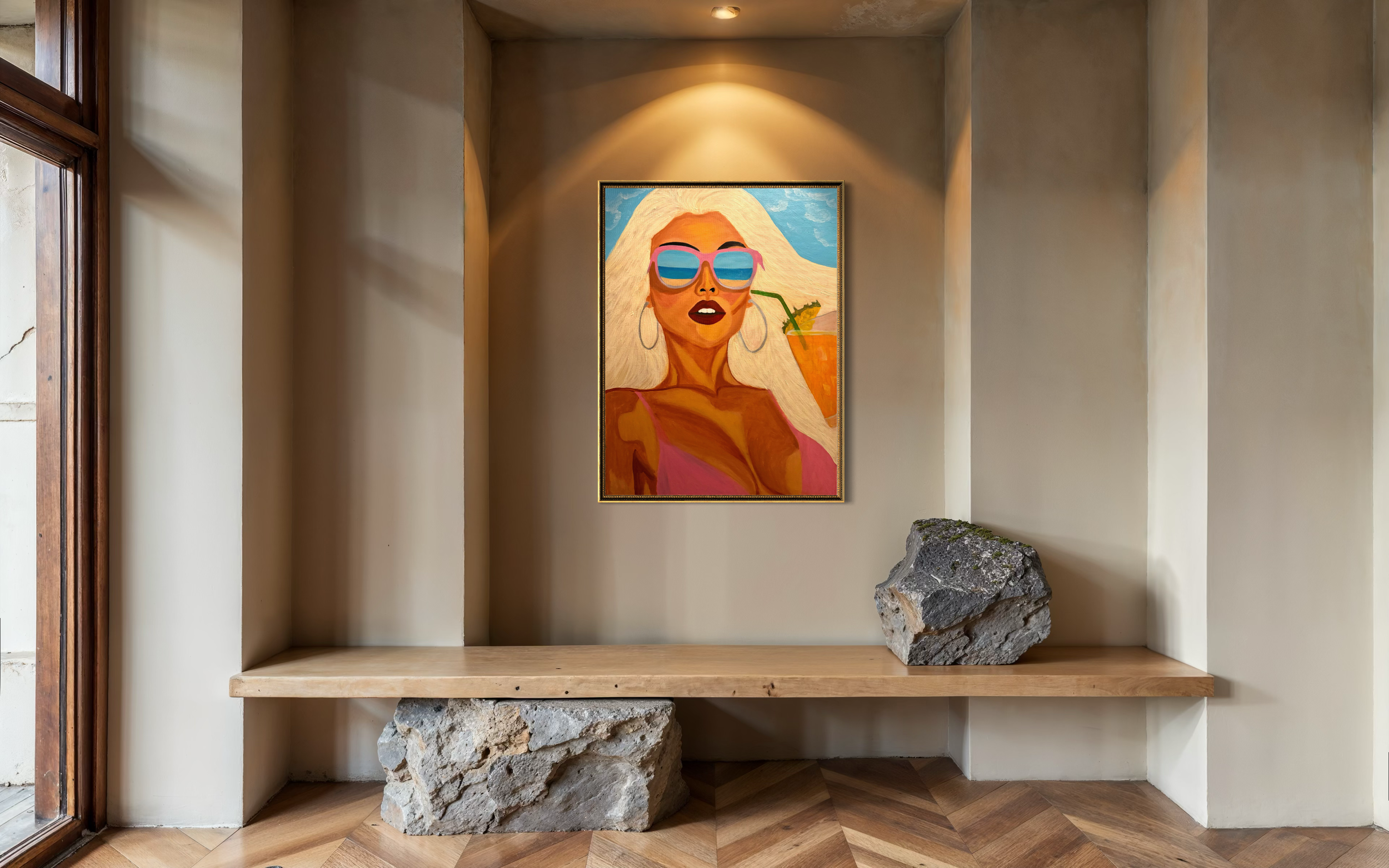 "Sunkissed Escape" A3 (29.7 × 42 cm) (Limited Edition Print 75 pcs numbered and signed )