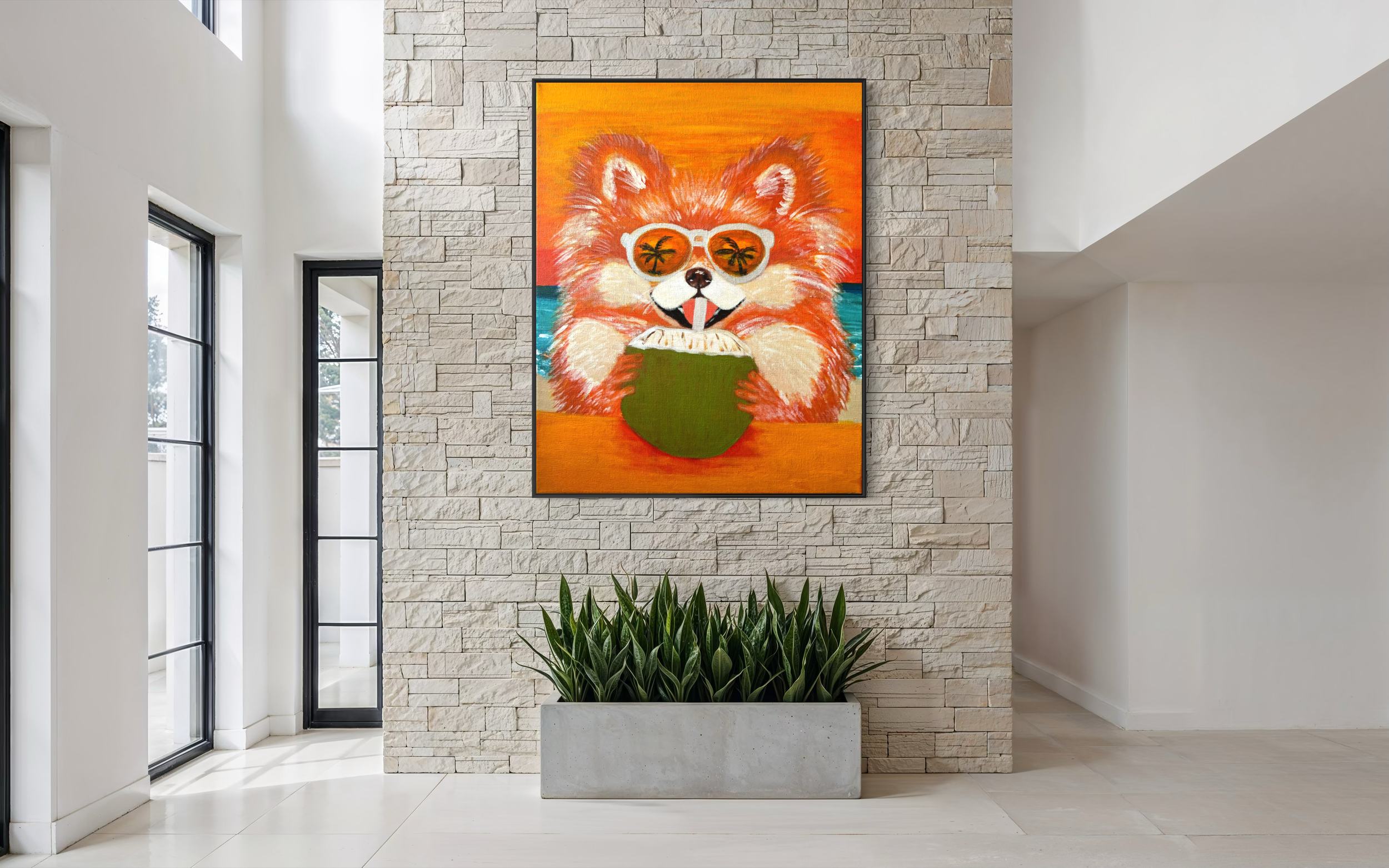 " Coconut Dreams " 60x80cm  (Limited Edition Prints 30 pcs numbered and signed )