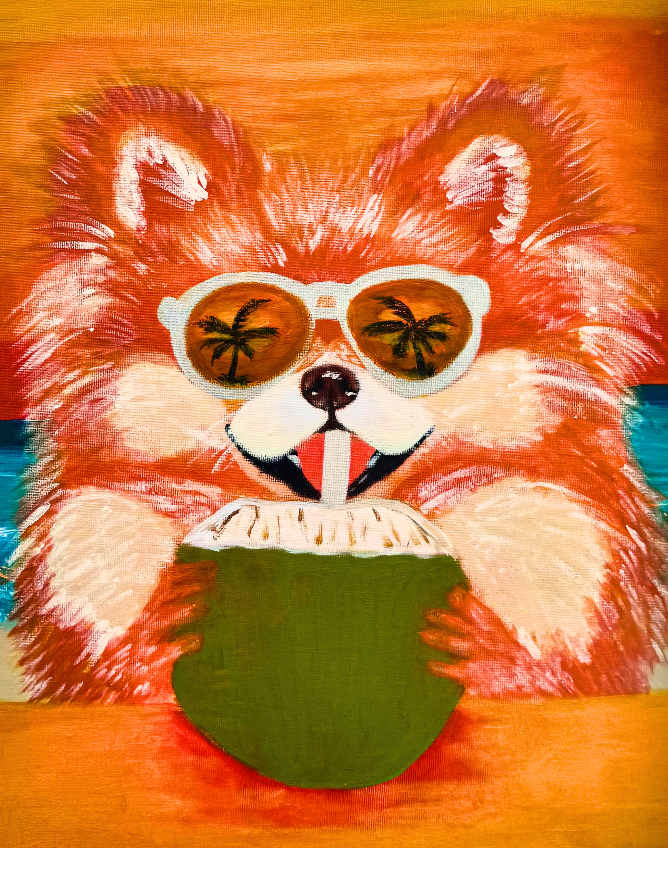 "Coconut Dream" 40x50 cm Original Painting