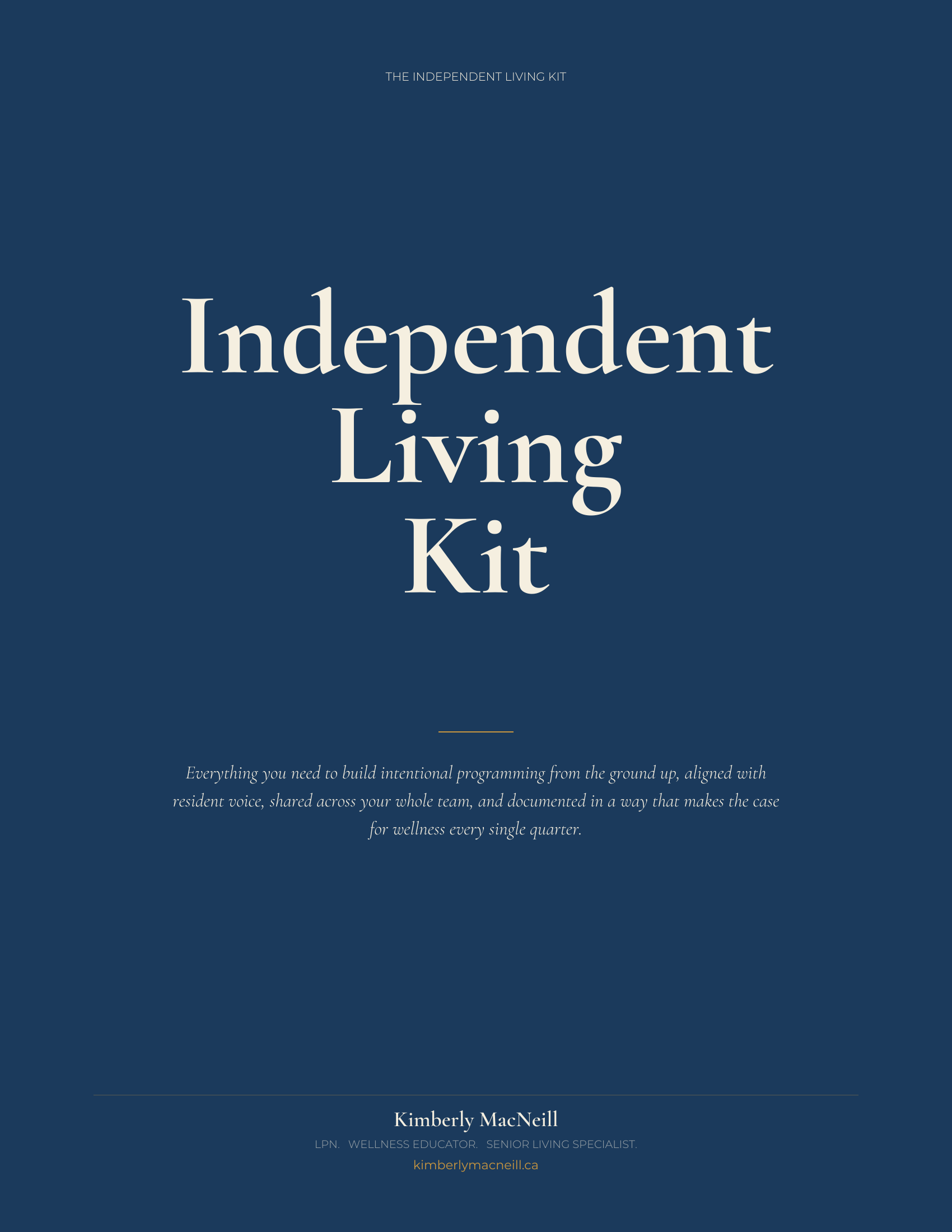 The Independent Living Kit