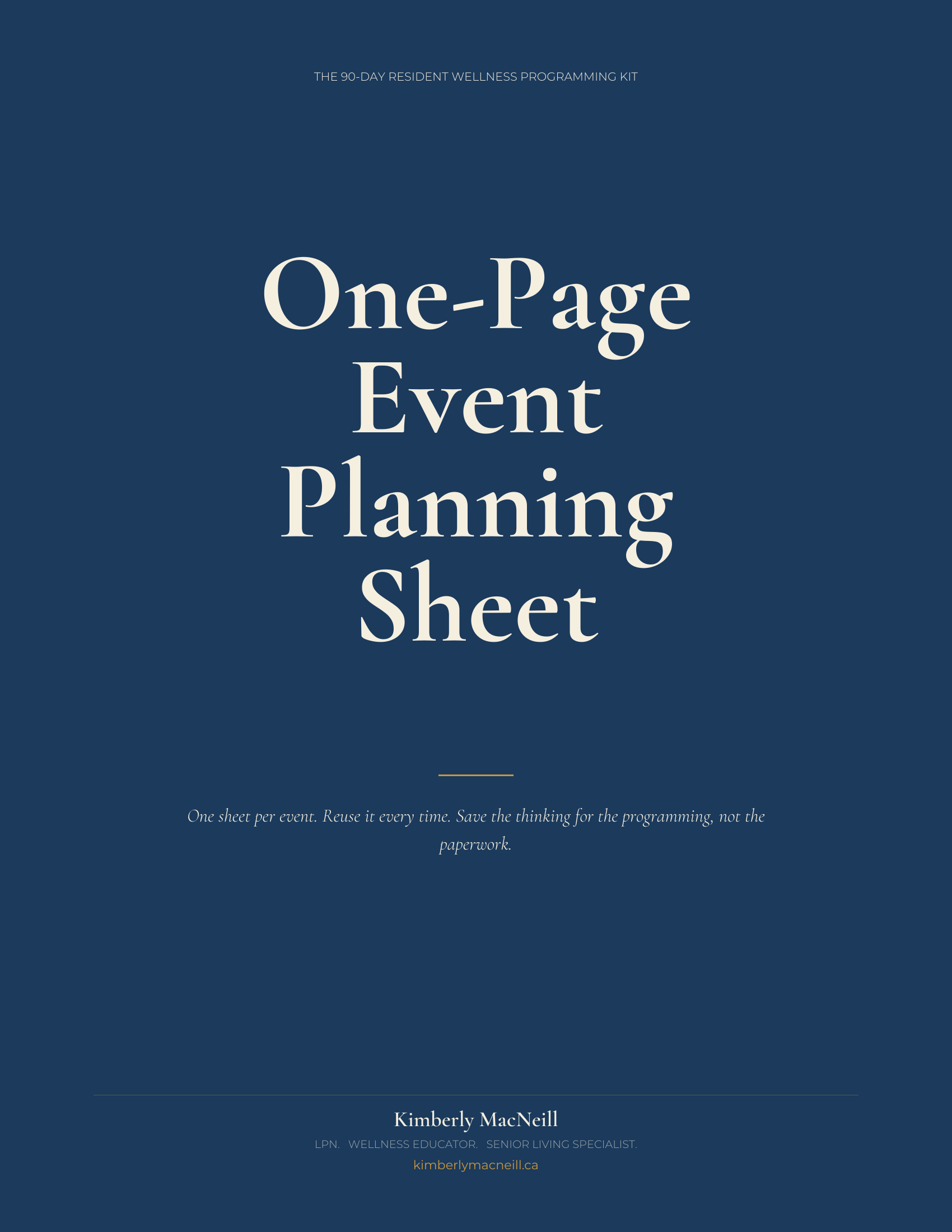 The Event Planner