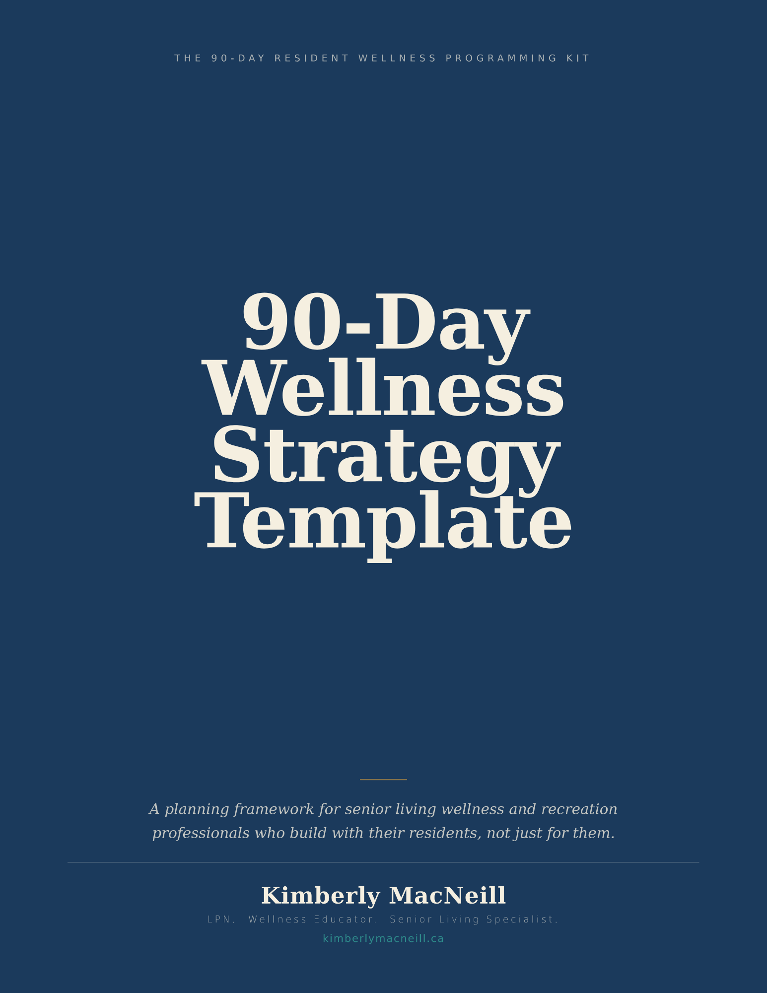 The Complete 90-Day Resident Wellness Programming Kit