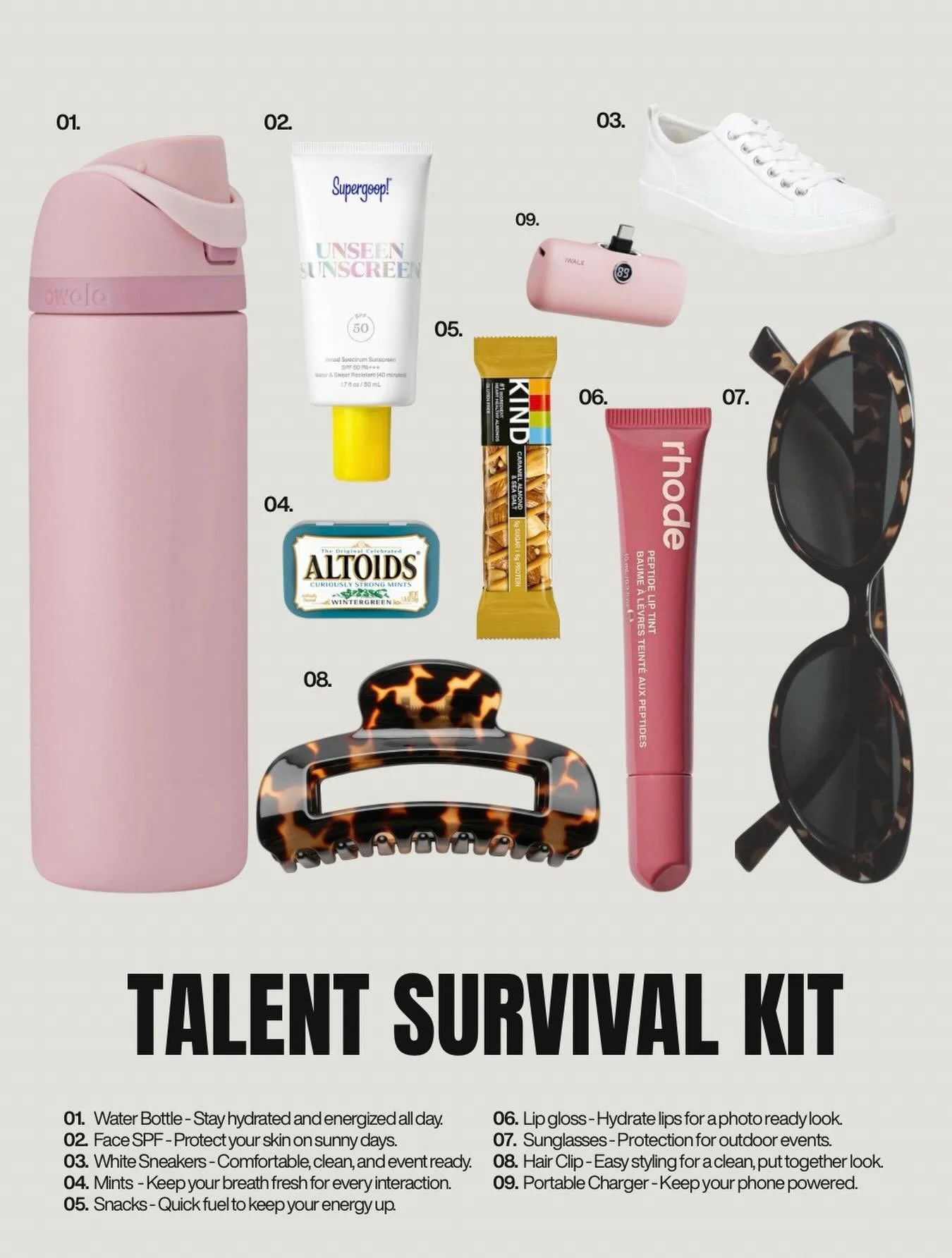 An experienced BA always carries at least 3 of these essentials. What&rsquo;s in your bag? Drop yours below 👇 

#BrandAmbassador #BrandAmbassadorLife #BAWork #EventStaff #EventStaffing PromoModel StreetTeam ExperientialMarketing EventMarketing Activ