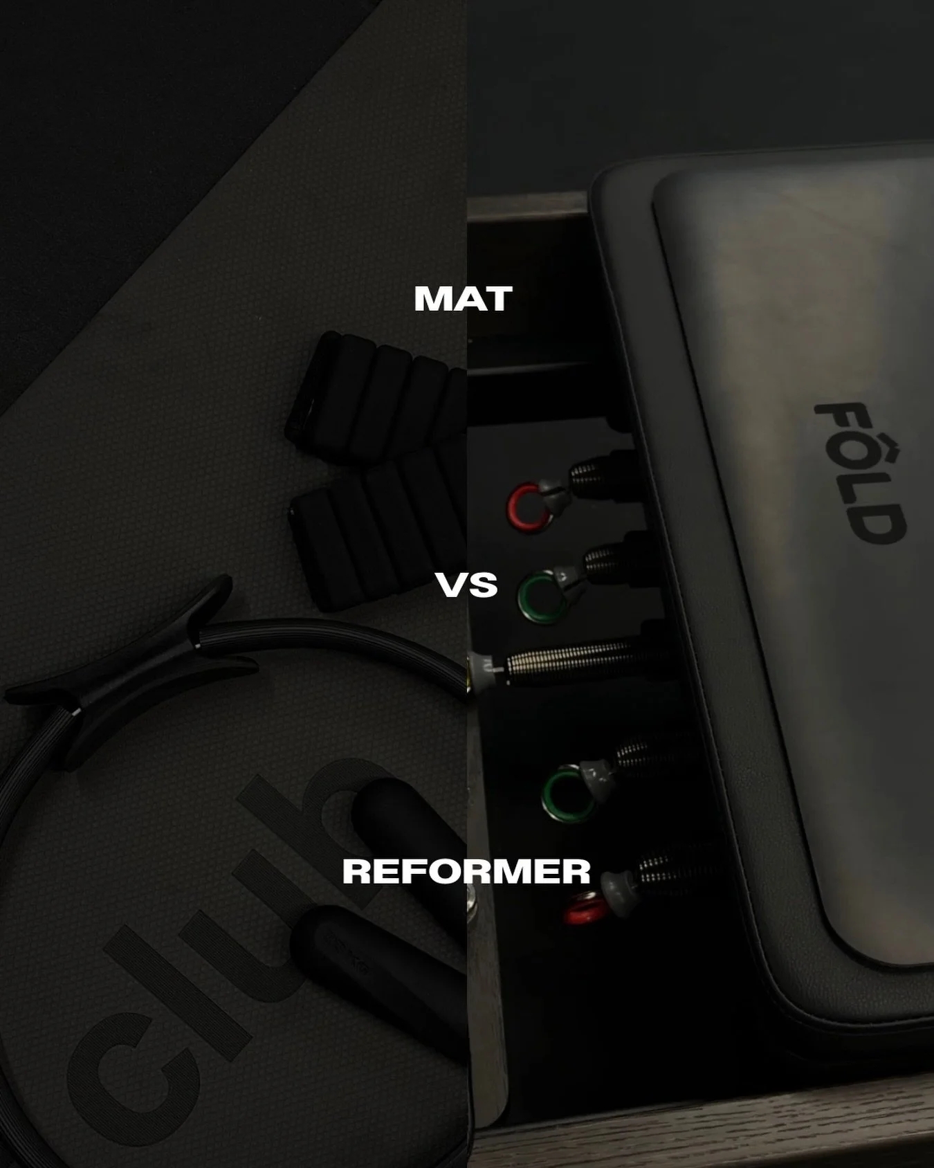 comment your choice. 
#explore #themvmntclub #matpilates #reformerpi̇lates #peckham 

MAT vs REFORMER