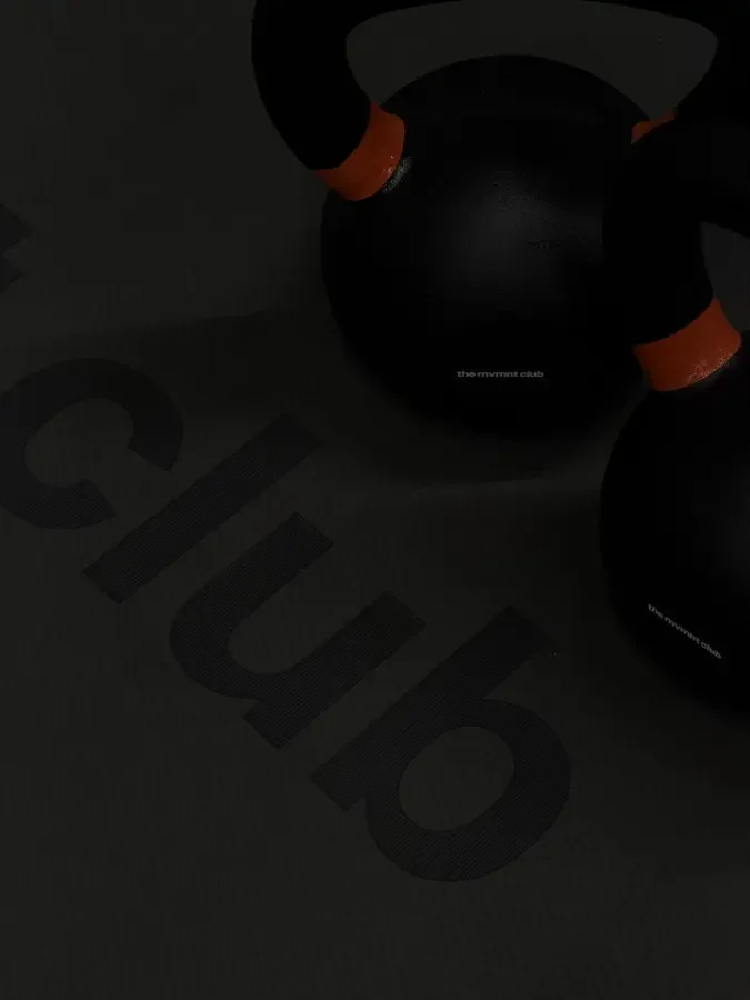 Kettlebells on a mvmnt club mat