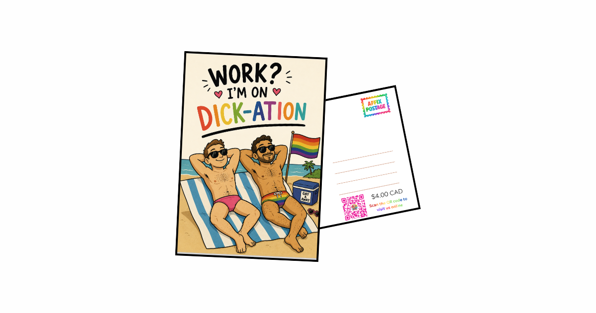 Work? I'm On Dick-ation!