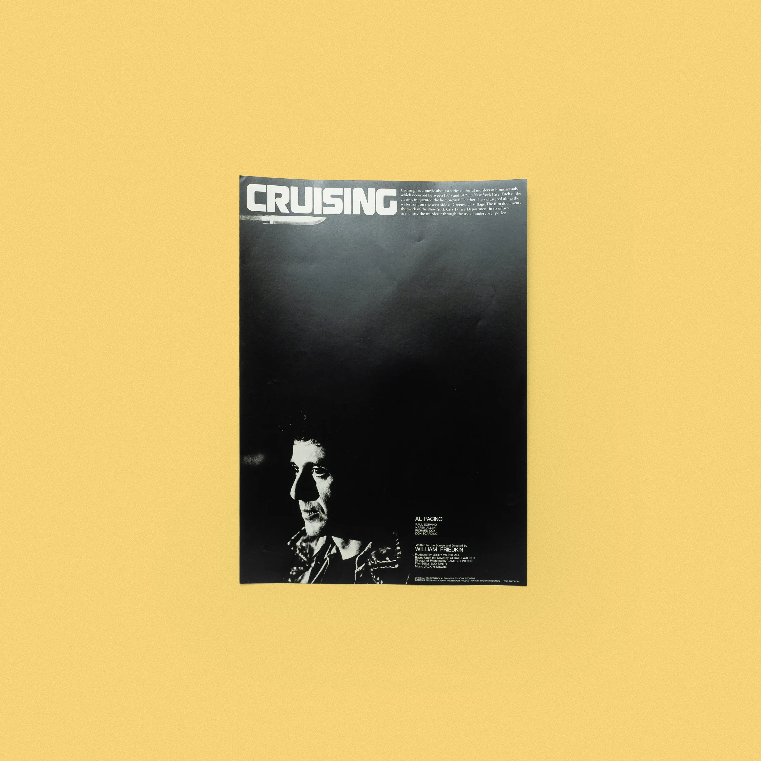 Cruising Japanese Movie Flyer 1