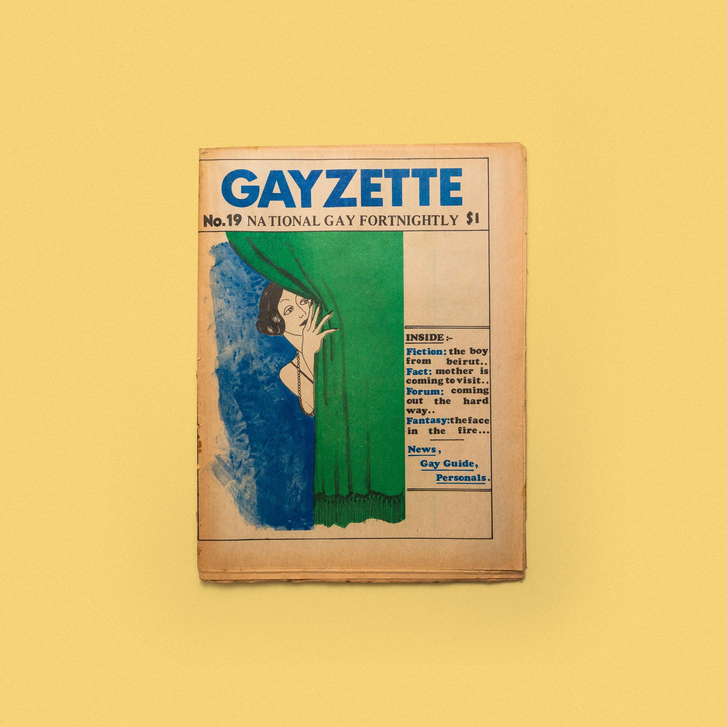 Gayzette Newspaper (1974)