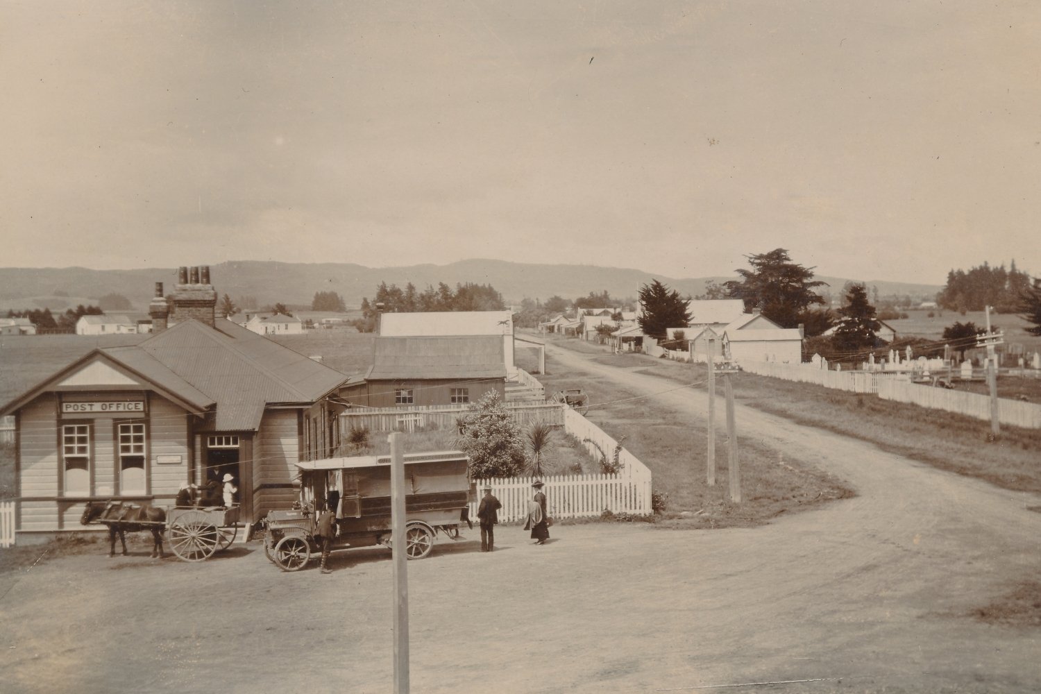 Post Office &amp; Truck, 1914