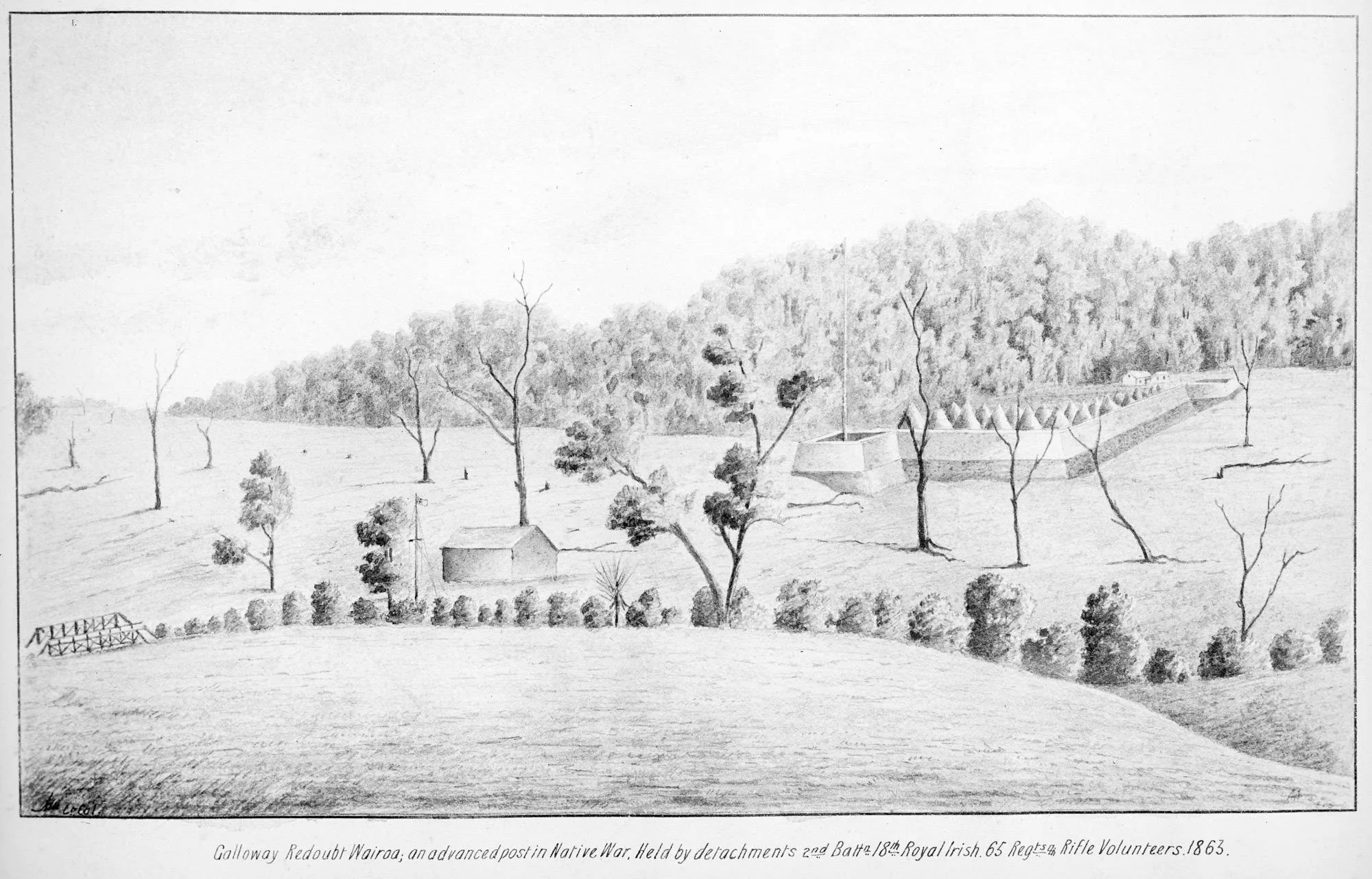 Galloway Redoubt, 1863 