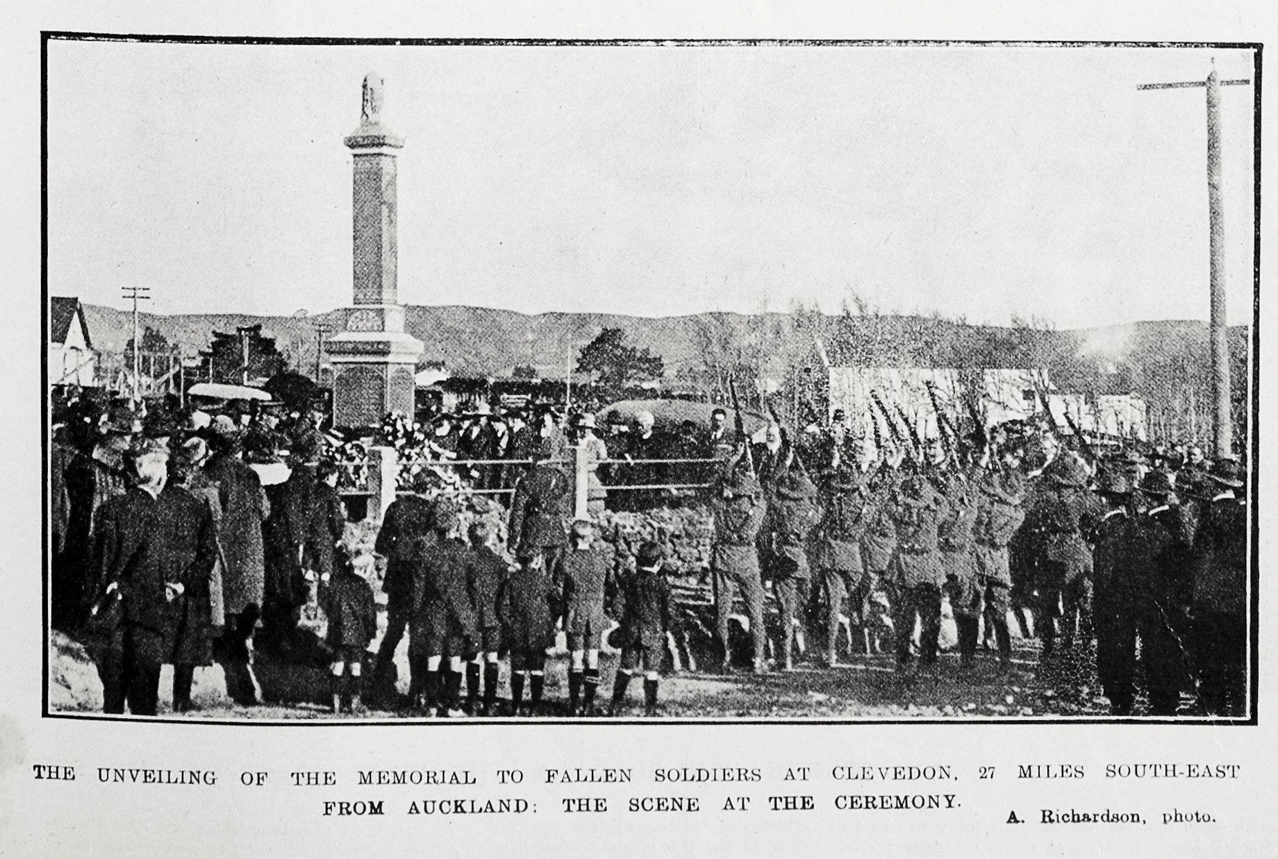 Unveiling of the War Memorial, 1921