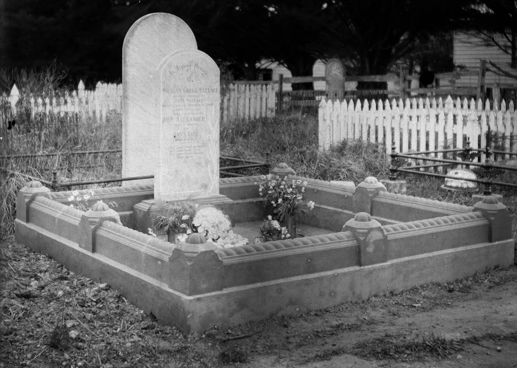 Headstones, Presbyterian Church, 1910