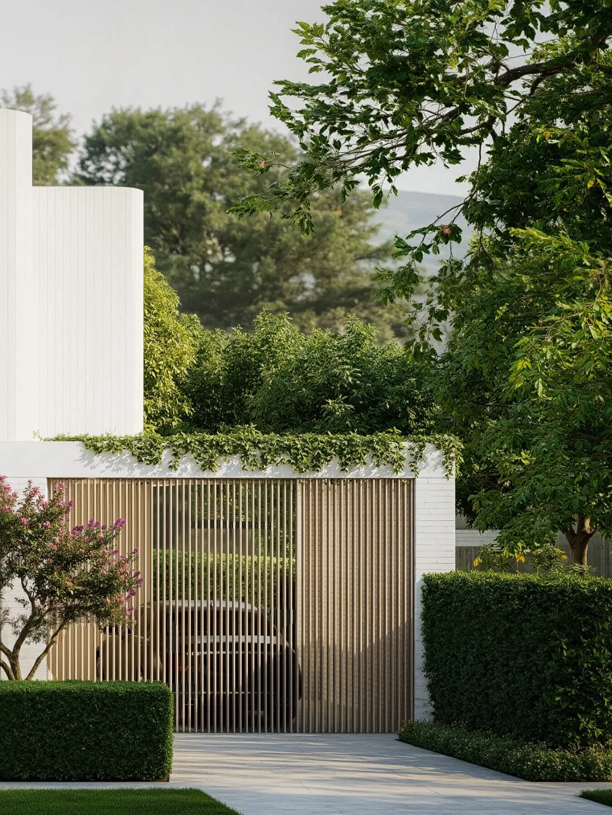 A home of layered spaces and refined finishes.

House B offers two generous living areas anchored by a high-end kitchen with custom joinery and beautiful stone features. The elegant fa&ccedil;ade and landscaped entry establish a strong sense of arriv