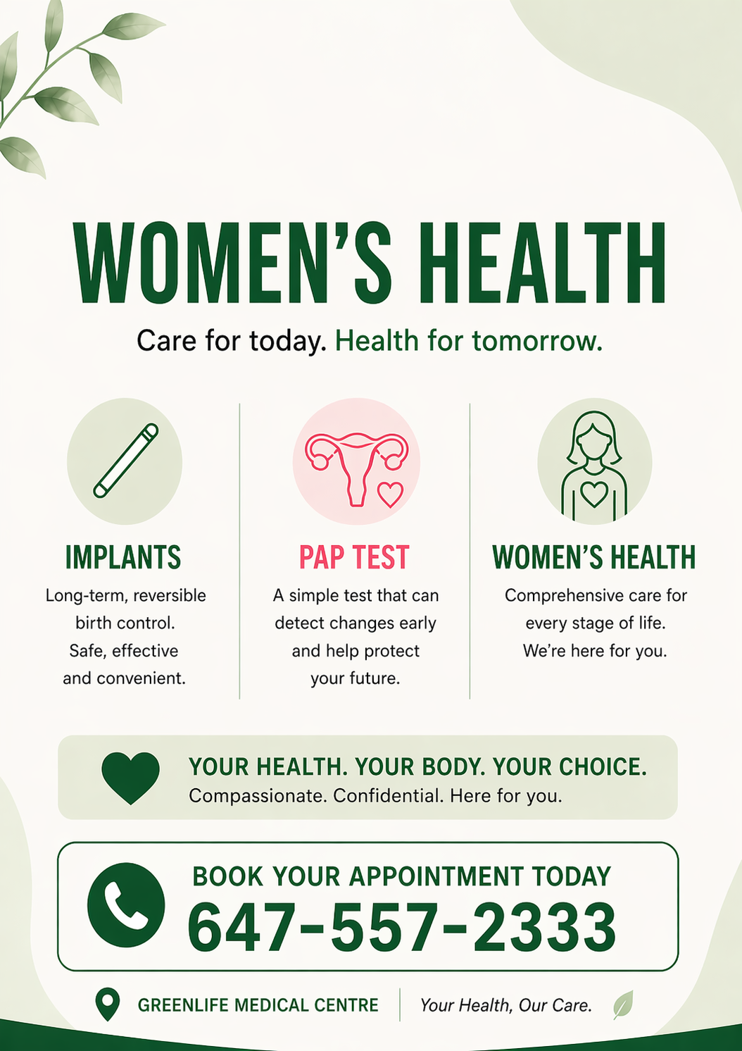 pap test, Implants and women's health scarborough