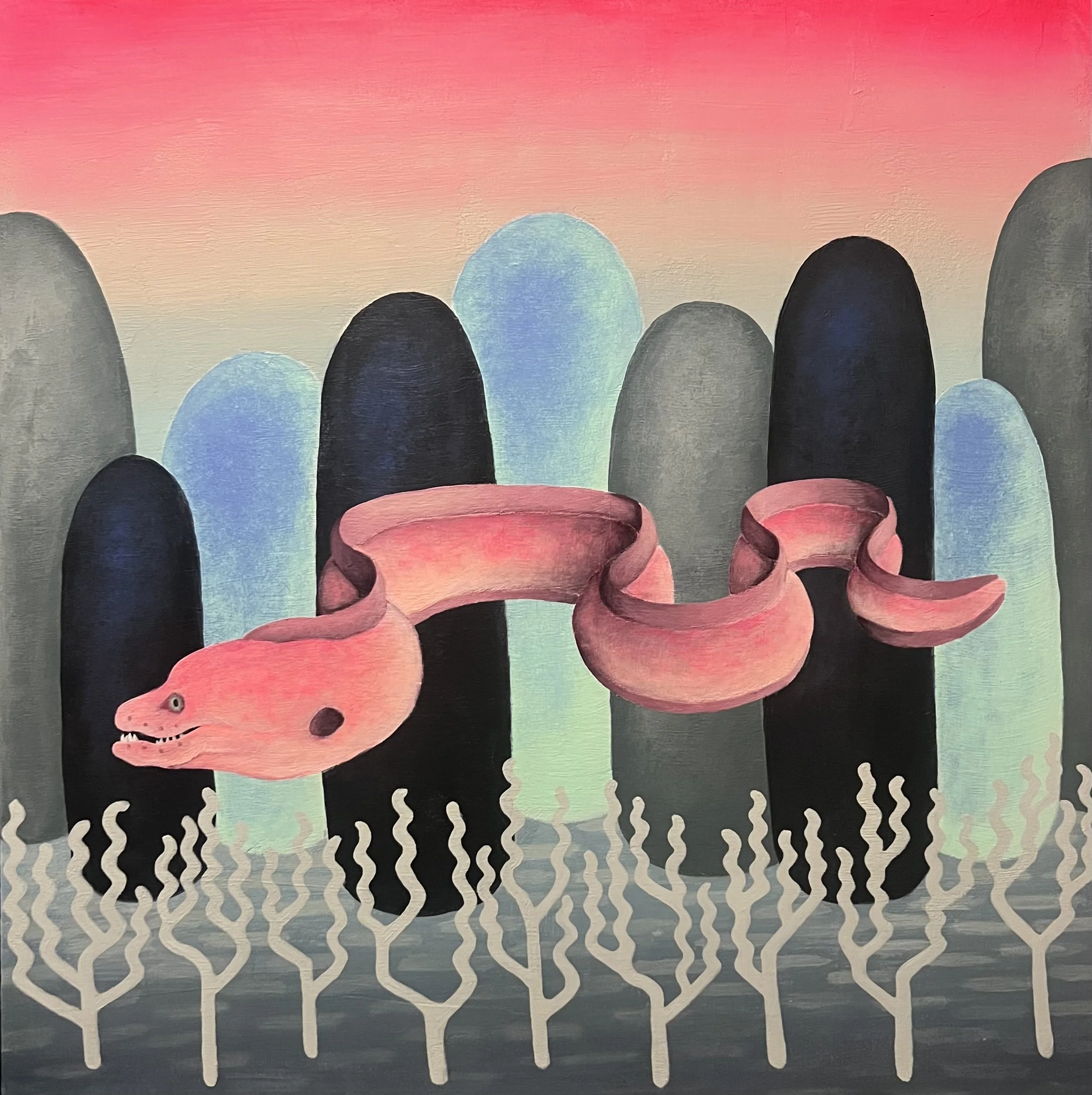 "The Eel"  24" X 24"
*sold*