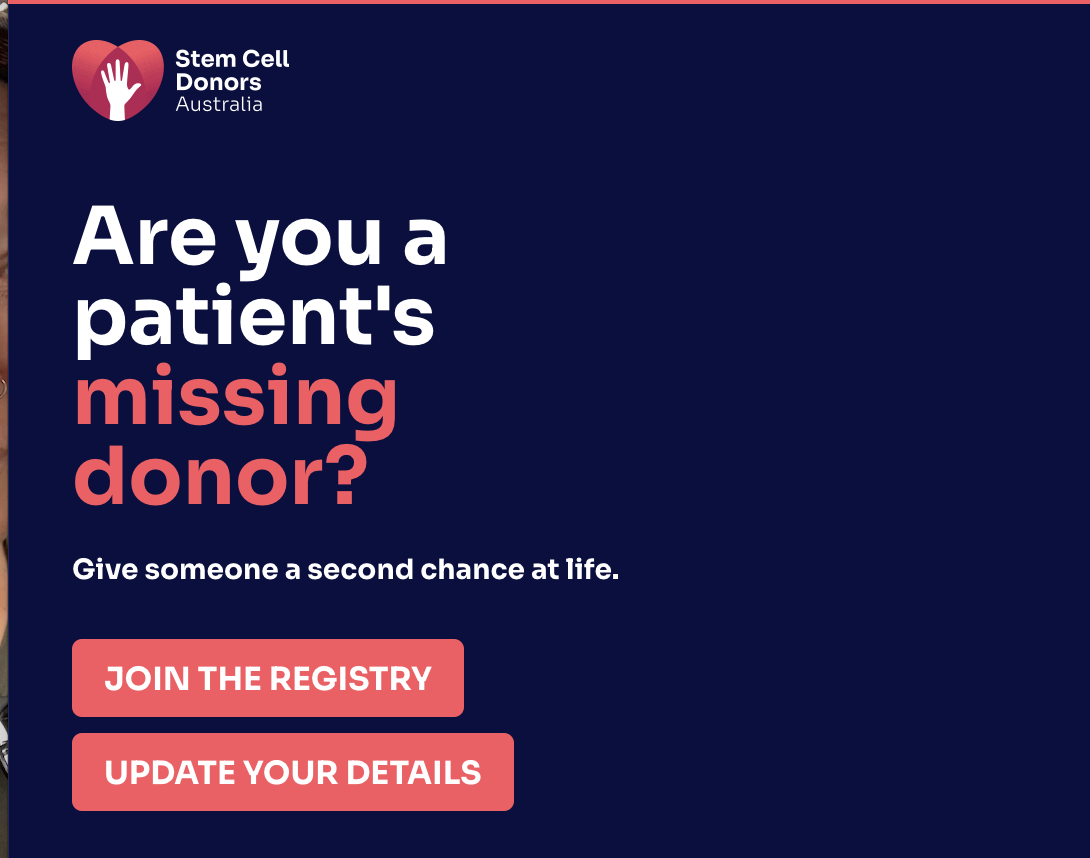 IMPORTANT: STEM CELL DONORS ARE NEEDED