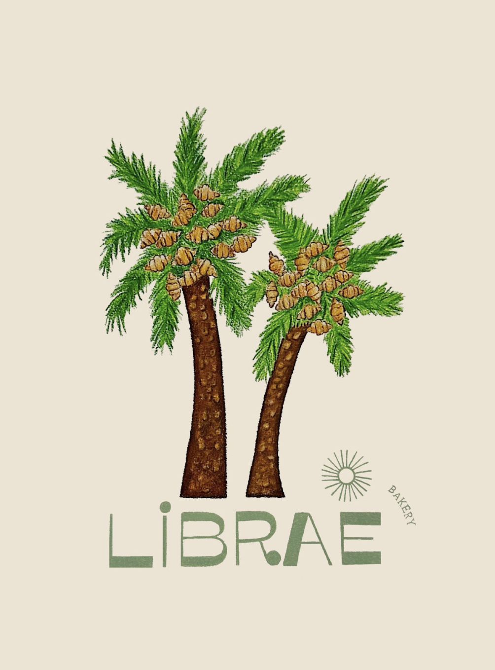 Commission for Librae Bakery (NYC), color pencil