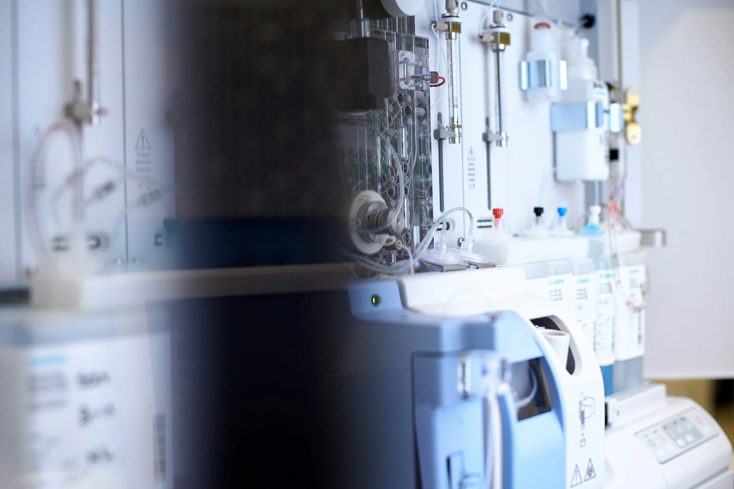 Medical laboratory equipment prepared for secure expedited transportation of sensitive healthcare and laboratory devices by TurboX Logistics.