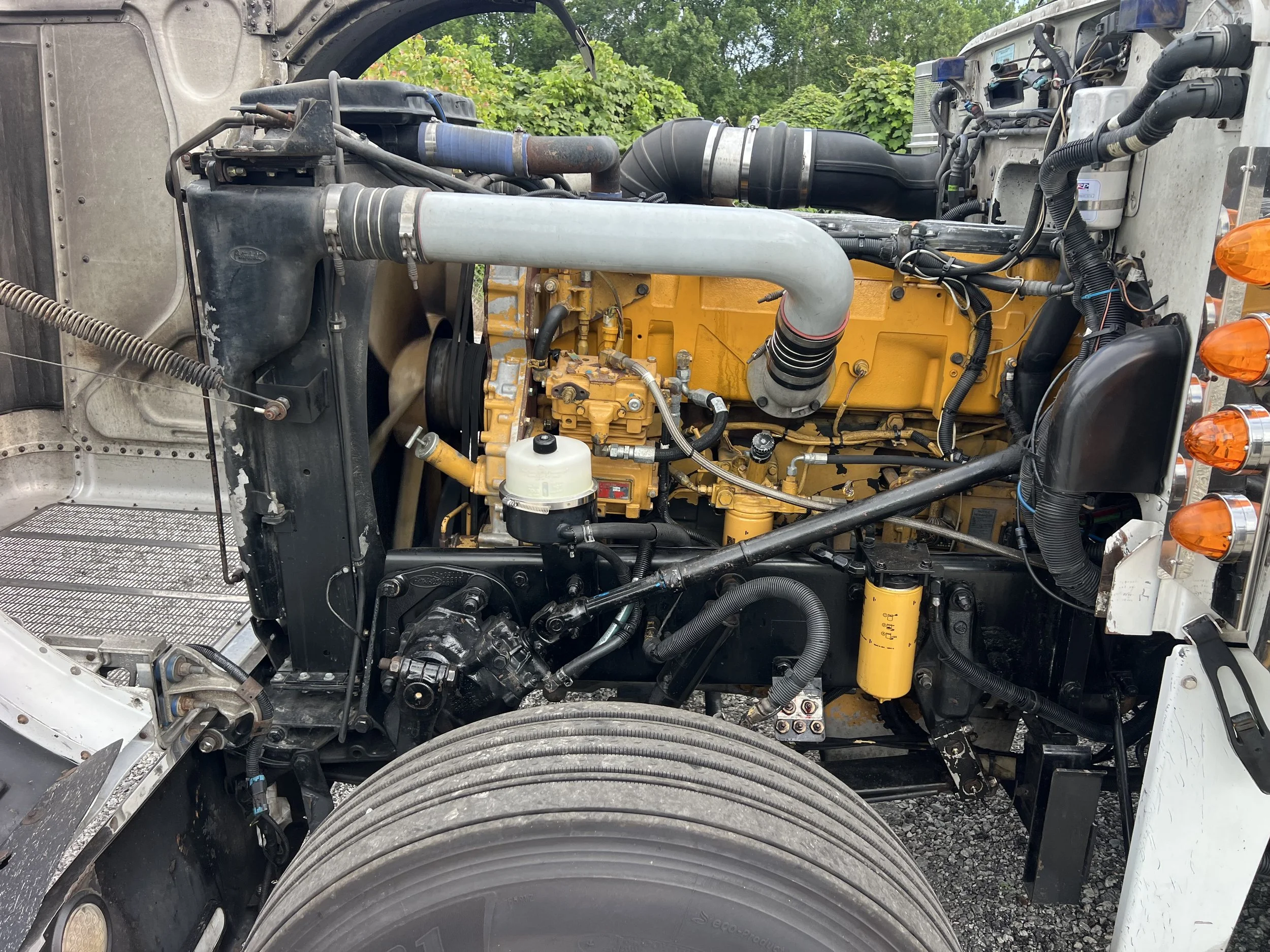 CAT 3406E engine after professional rebuild