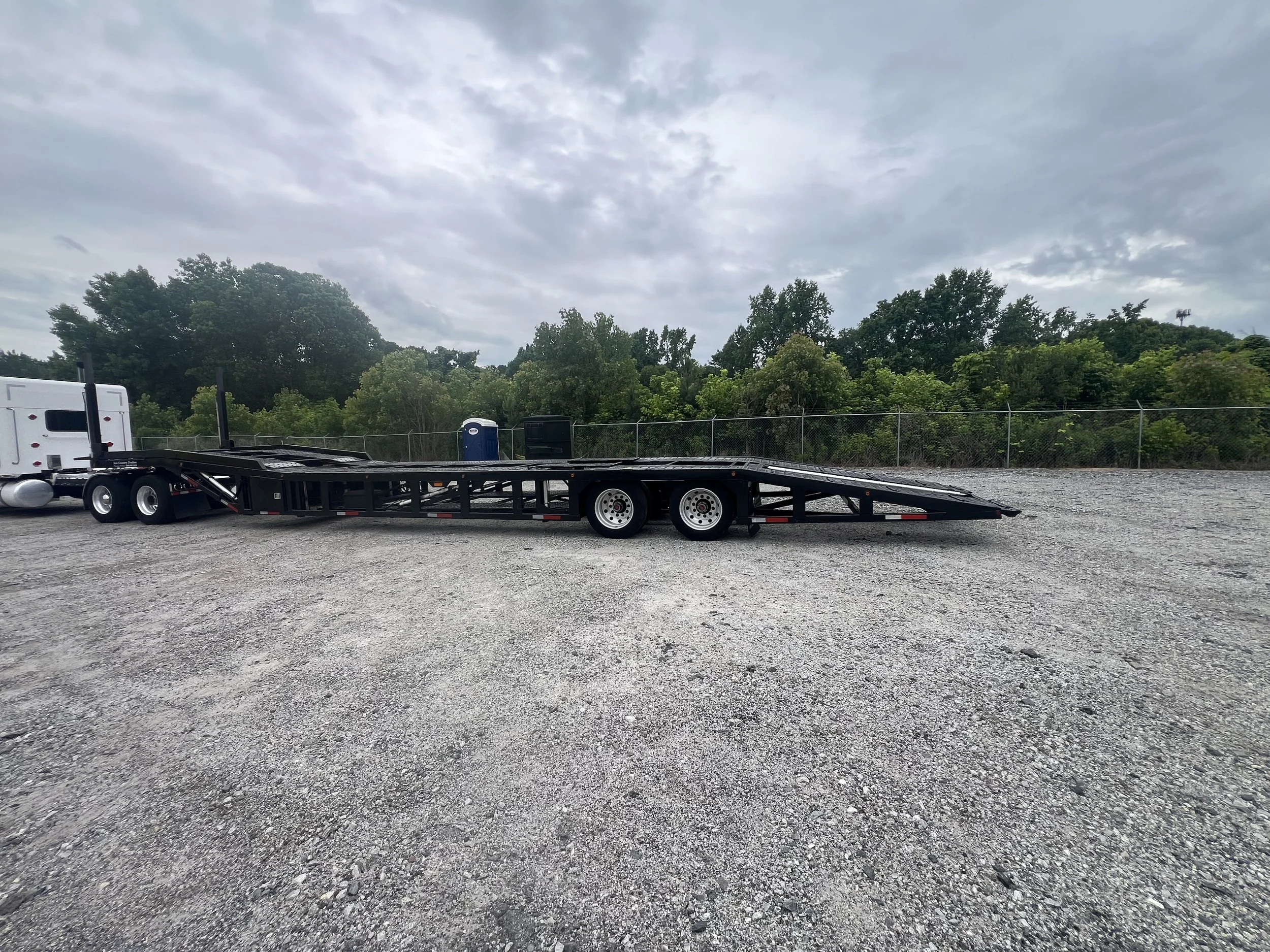 2019 Sun Country Anniversary 5-car hauler trailer driver view