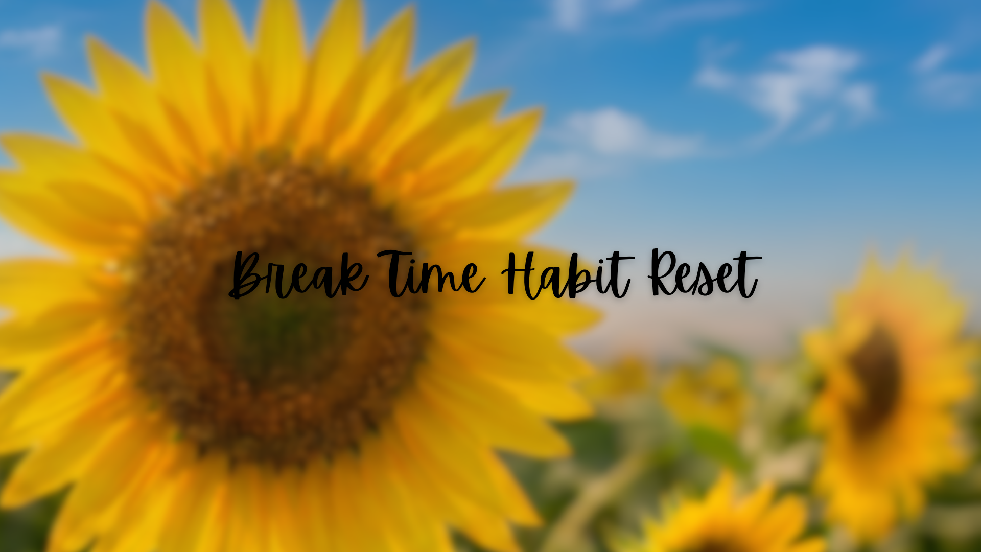 Break Time Habit Reset