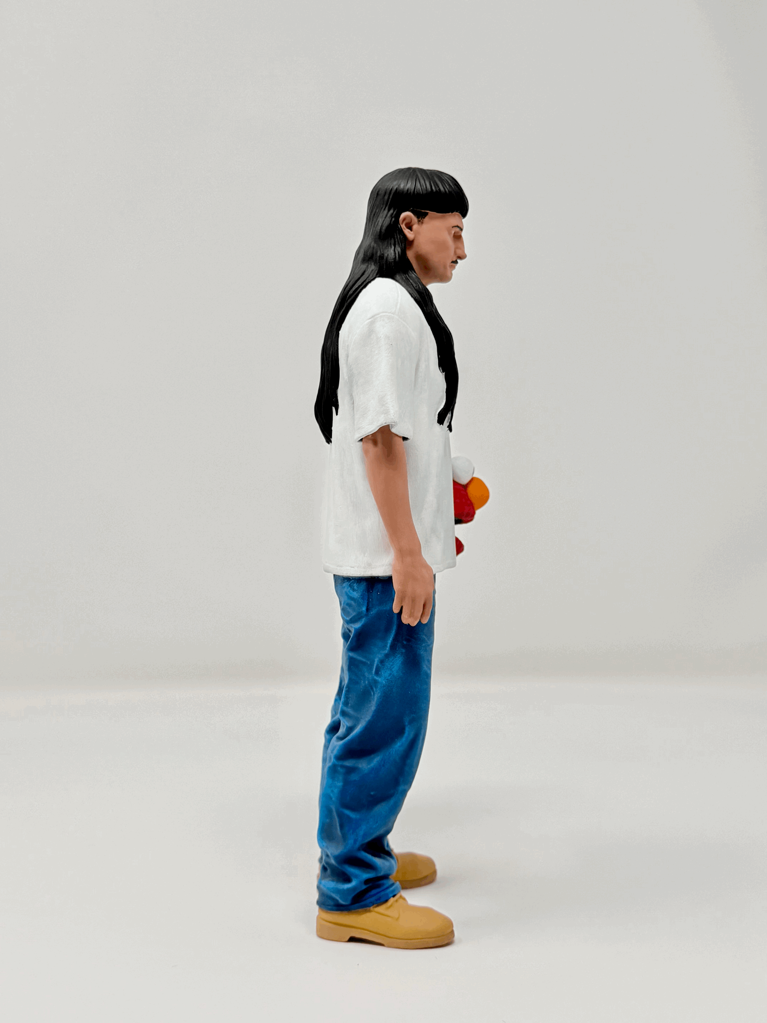 Hand-painted 'Just Oliver' Oliver Tree tribute sculpture, numbered edition of 25