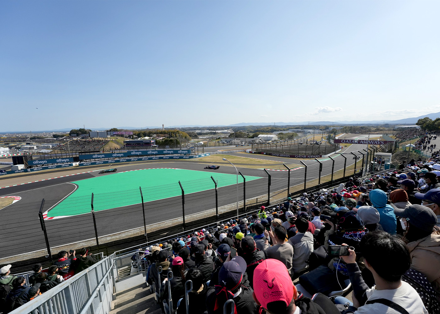 Q2 Grandstand view Suzuka Circuit Japanese Grand Prix
