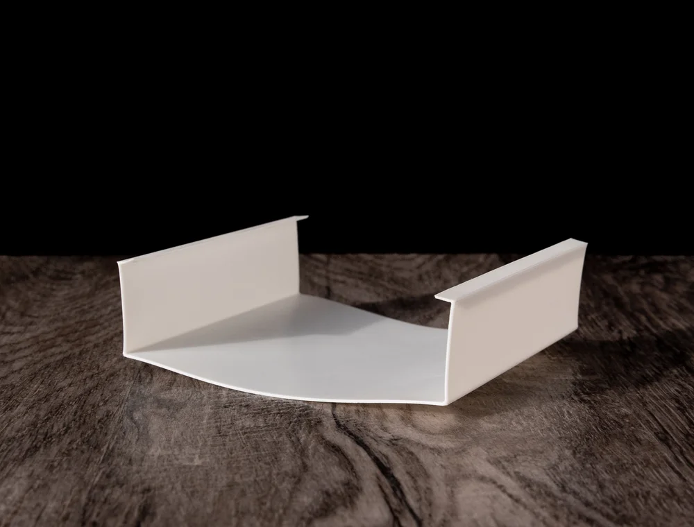 Flow Cable Tray mounted under a desk