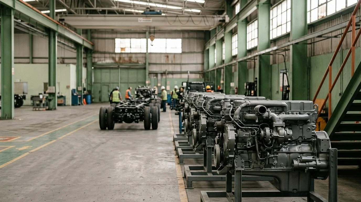 Diesel engines: the US-built power inside Mexico's truck plants