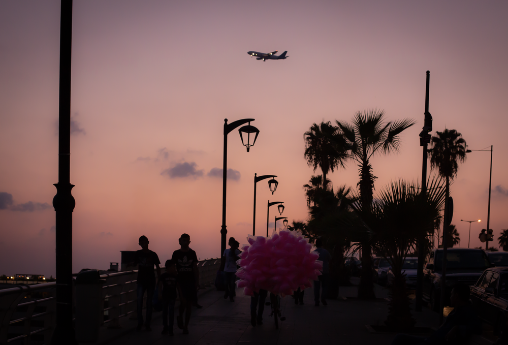 Seaside with Cotton Candy