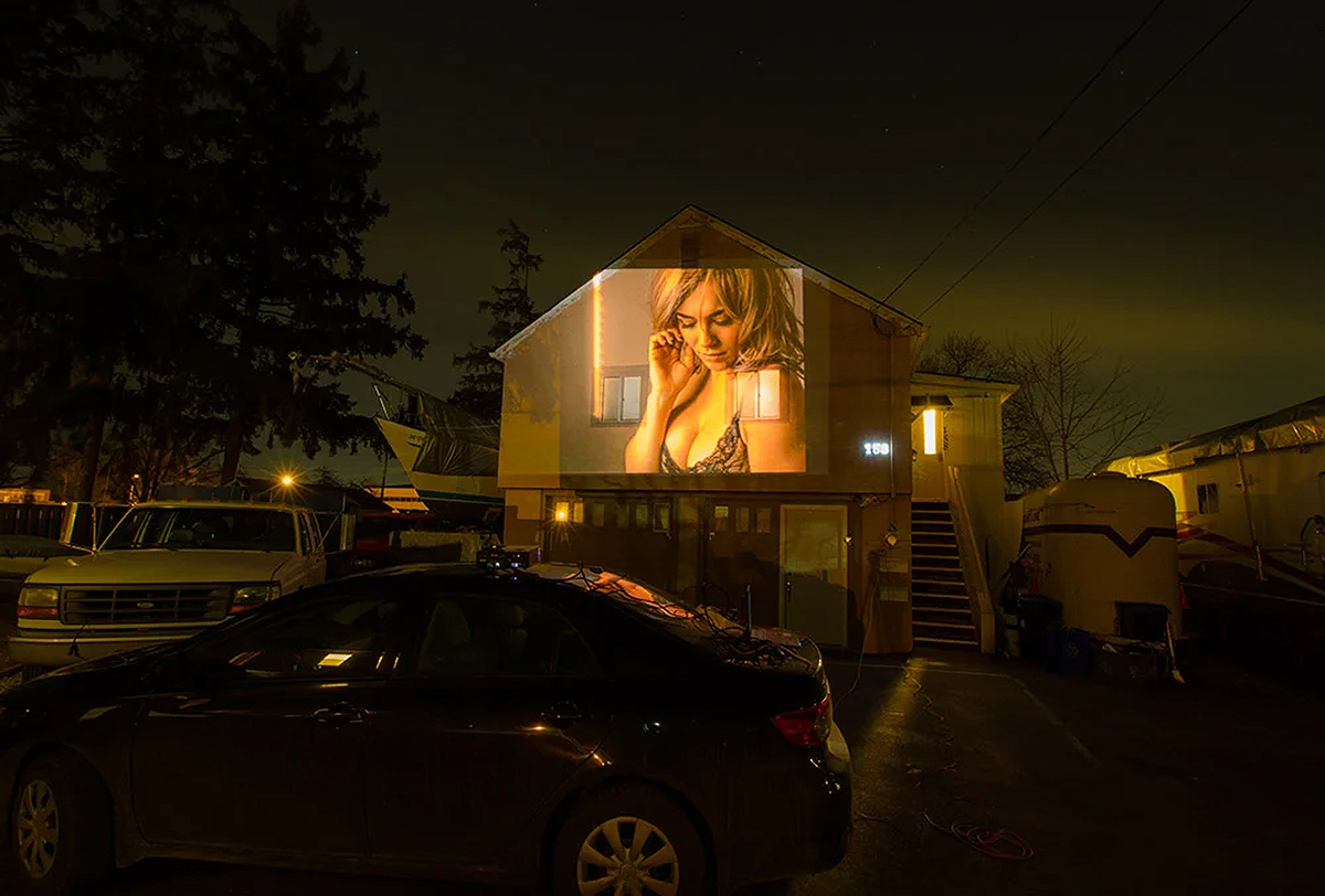 Yard Decorated with Pretty Girl