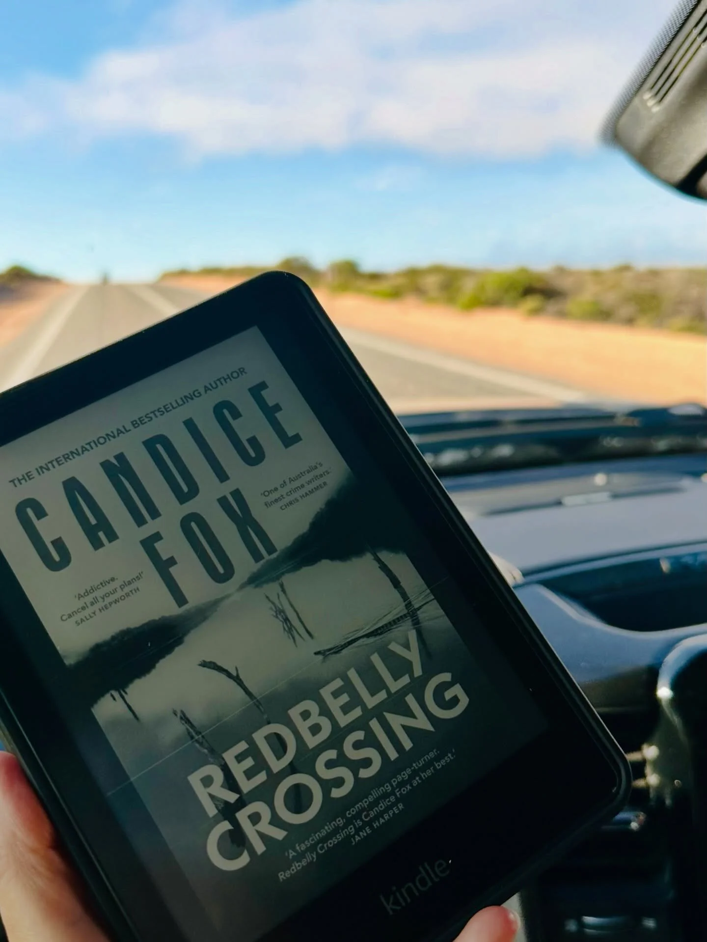 Can&rsquo;t beat an outback crime novel by Queen @candicefoxauthor when you&rsquo;re on an outback road trip! This one is a helluva ride - Candice Fox knows how to deliver a story that is tense, pacey, and disturbing while giving you characters with 