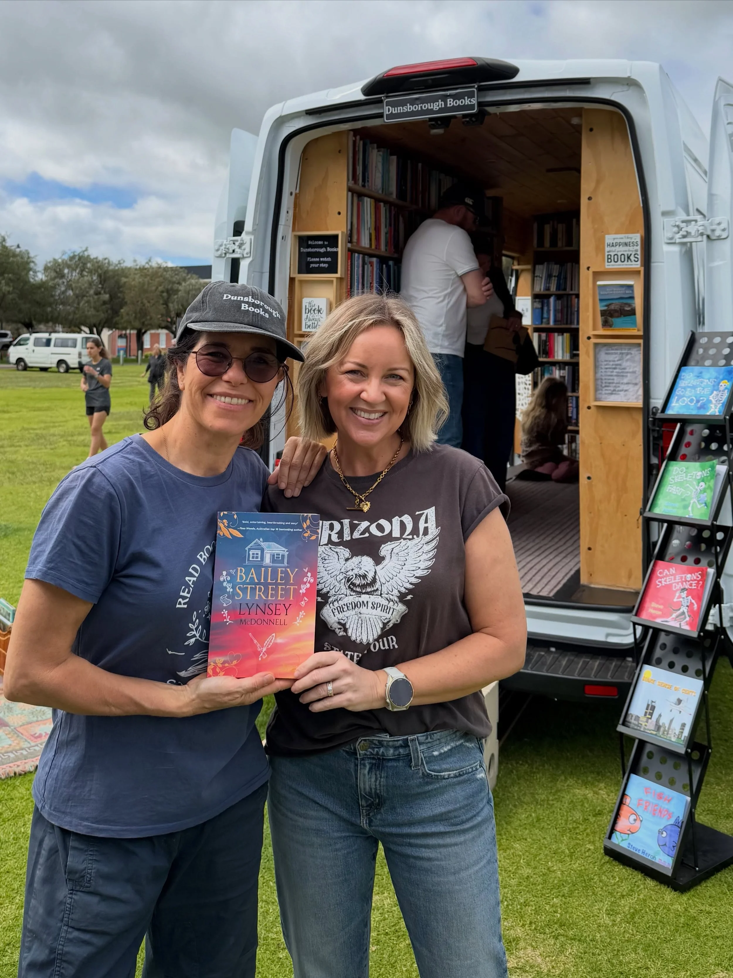 At Busselton or Dunsborough markets, be sure to look out for Carmen and her van full of beautifully curated treasures (including Bailey Street!) @dunsboroughbooks! 📚❤️

#australianfiction #bookseller #localauthor