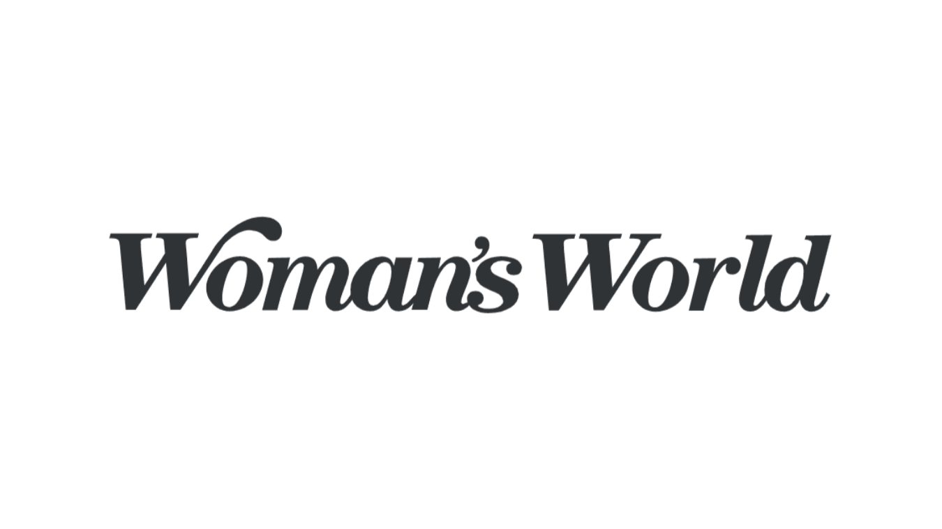 The logo of Woman's World magazine in black text on a white background.