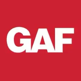 Red background with white text displaying the acronym "GAF."