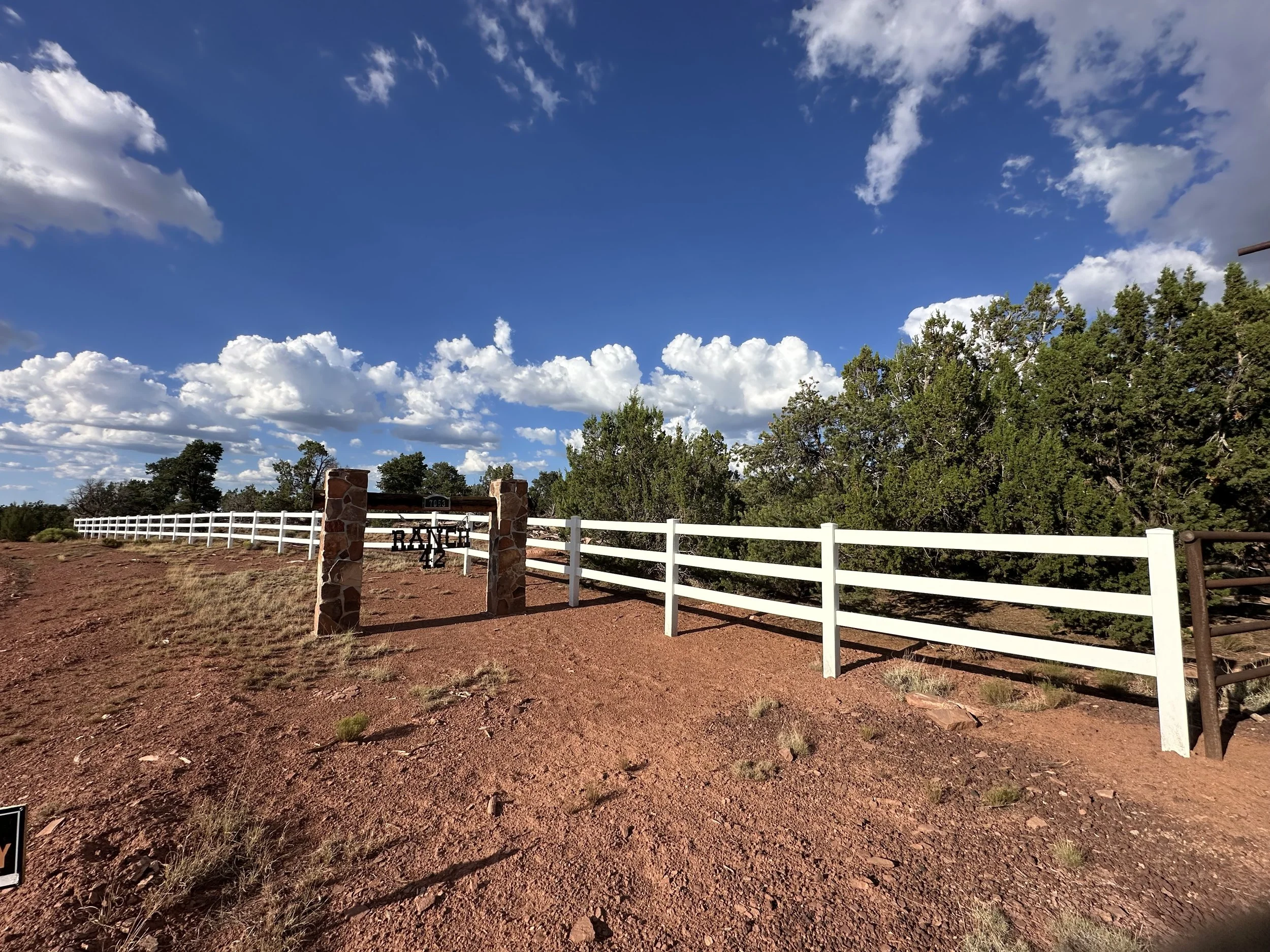 Gateway to the Grand Canyon on a 36 acre ranch.