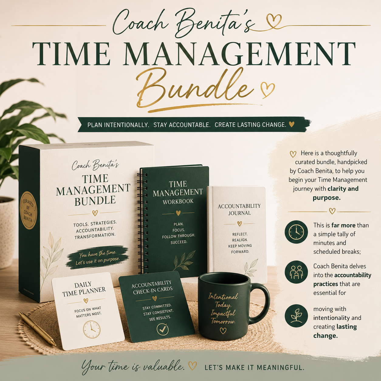Time Management Bundle + 1:1 with Coach Benita