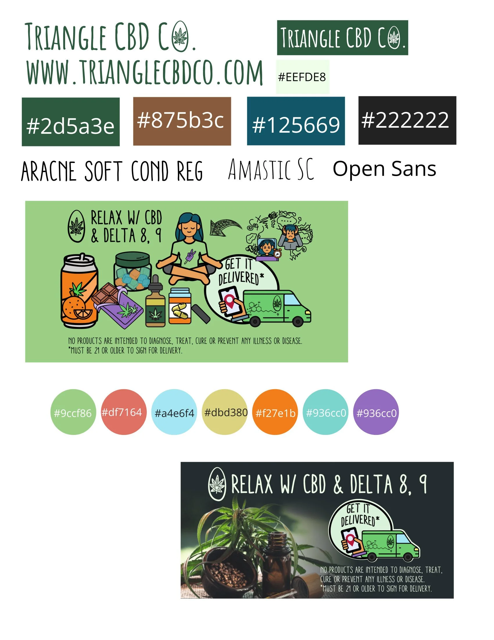 Tiffany Roche Portfolio Online CBD Cannabis Shop