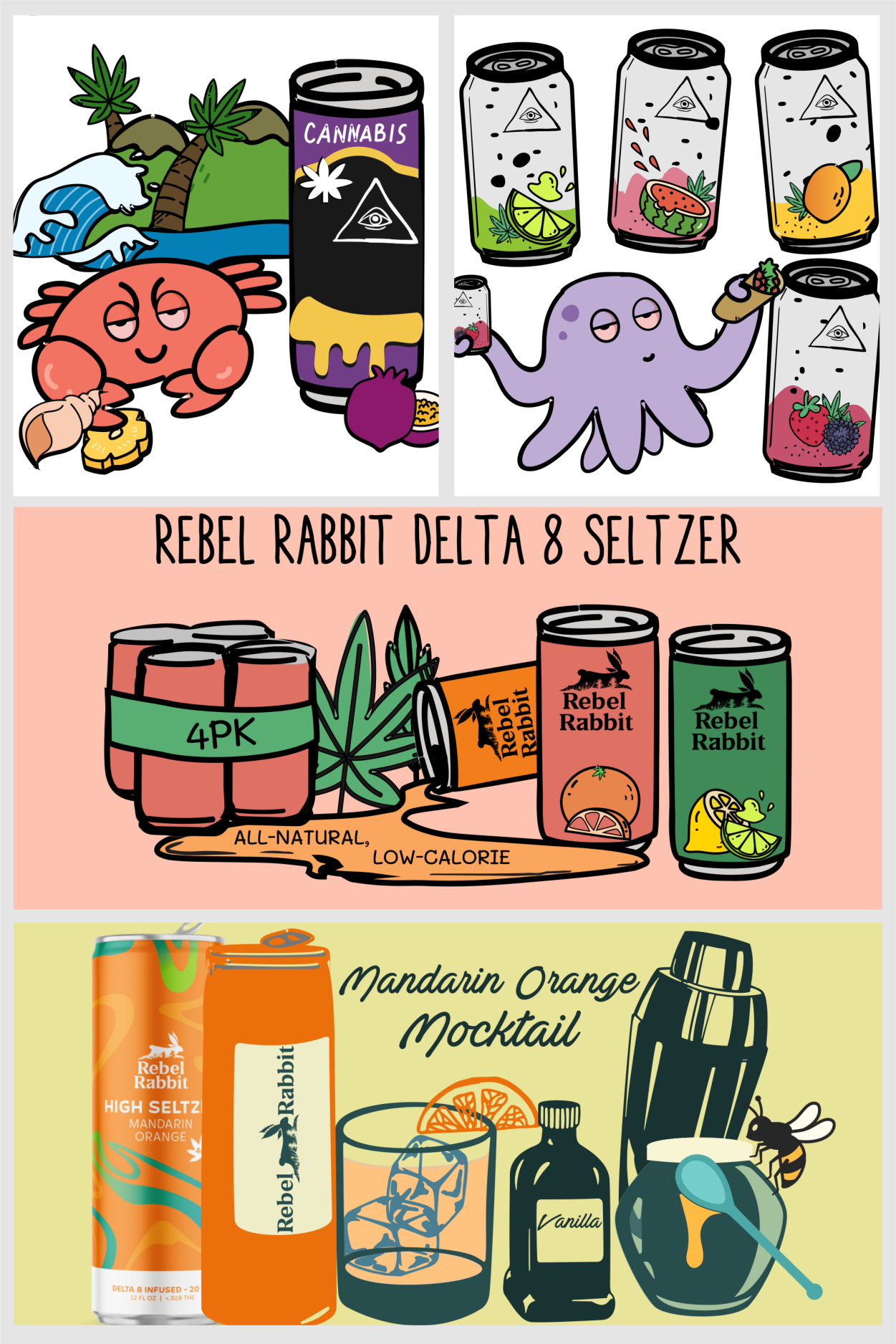 Delta 8/9 CBD Seltzers