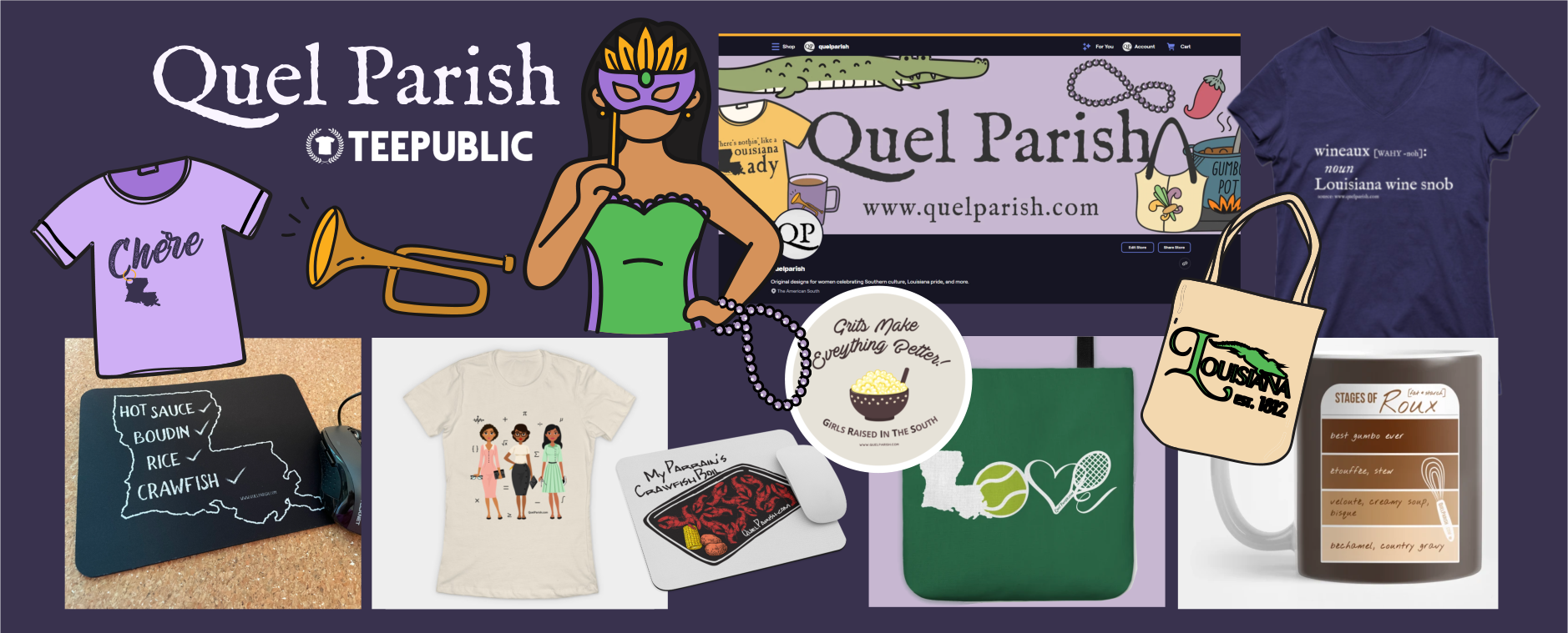 Quel Parish Louisiana Southern Merch