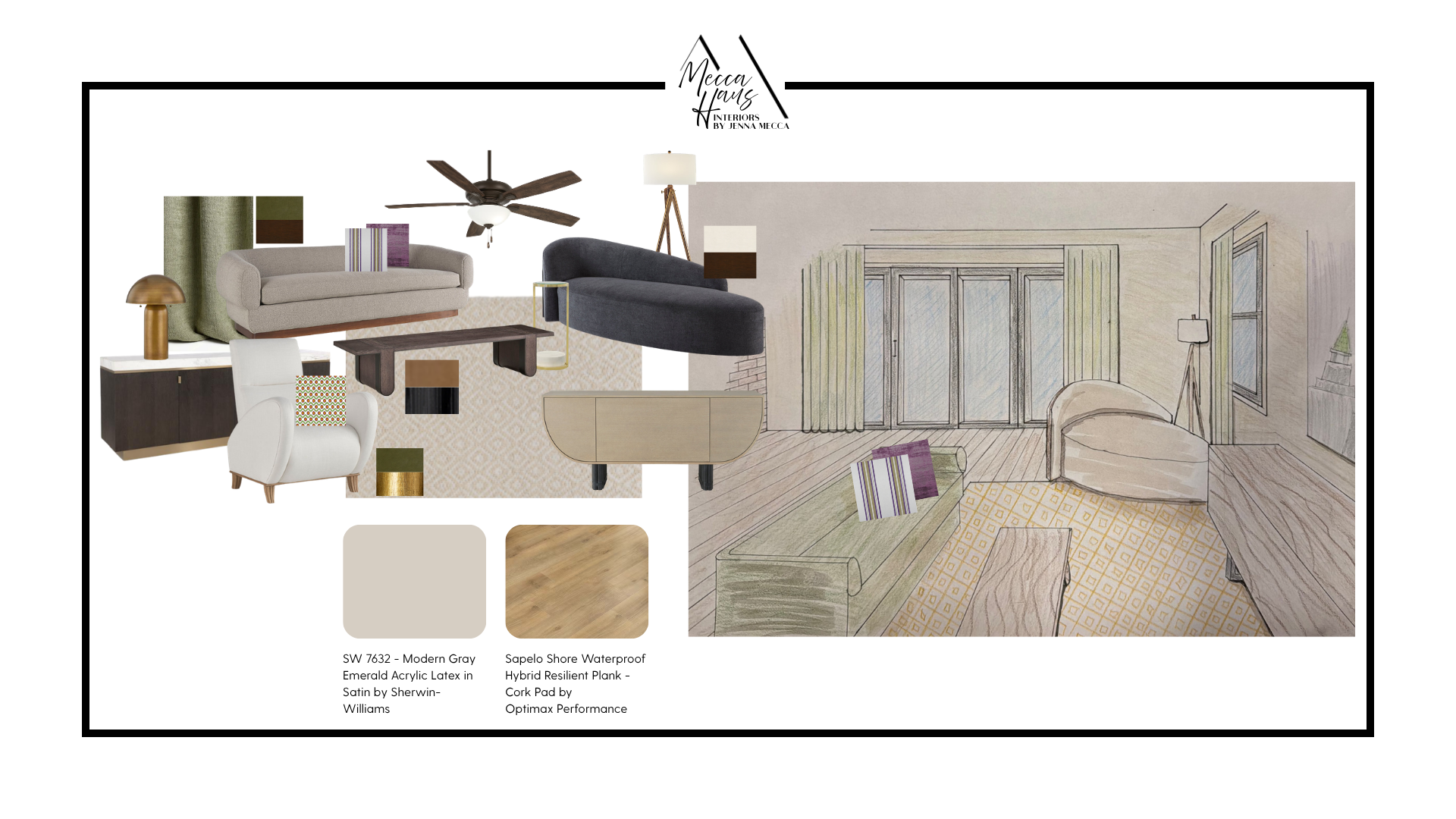 
The living room is where the city comes inside. A partially exposed brick wall anchors the space with organic warmth, while layered LED lighting supports both an energizing evening with friends and a quieter end to the workday. The furniture arrange