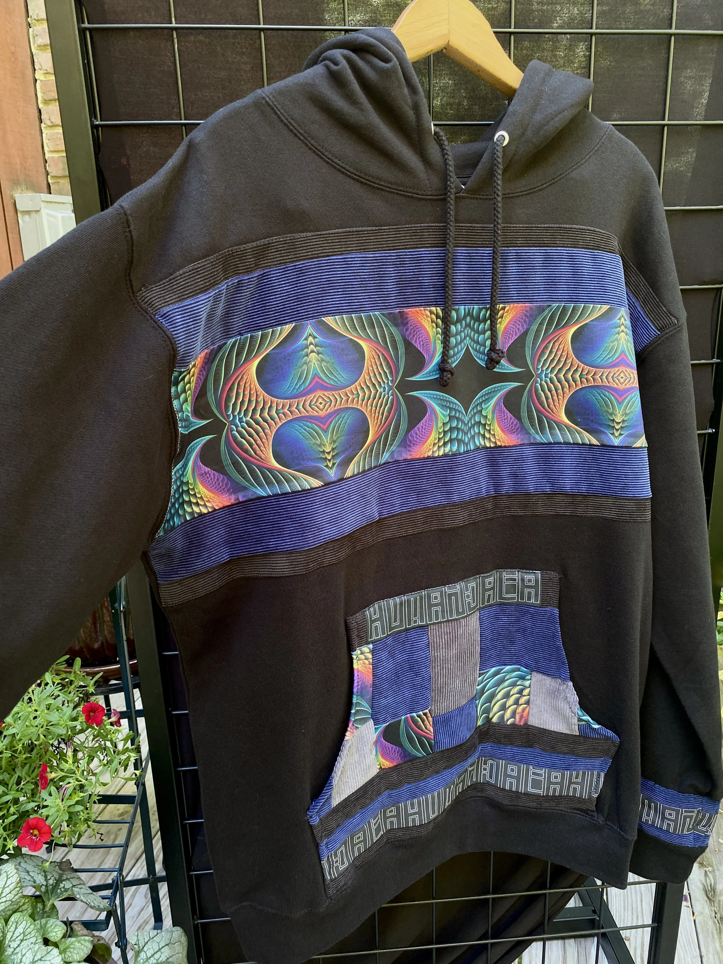 Blue Dream Large Humandala Hoodie