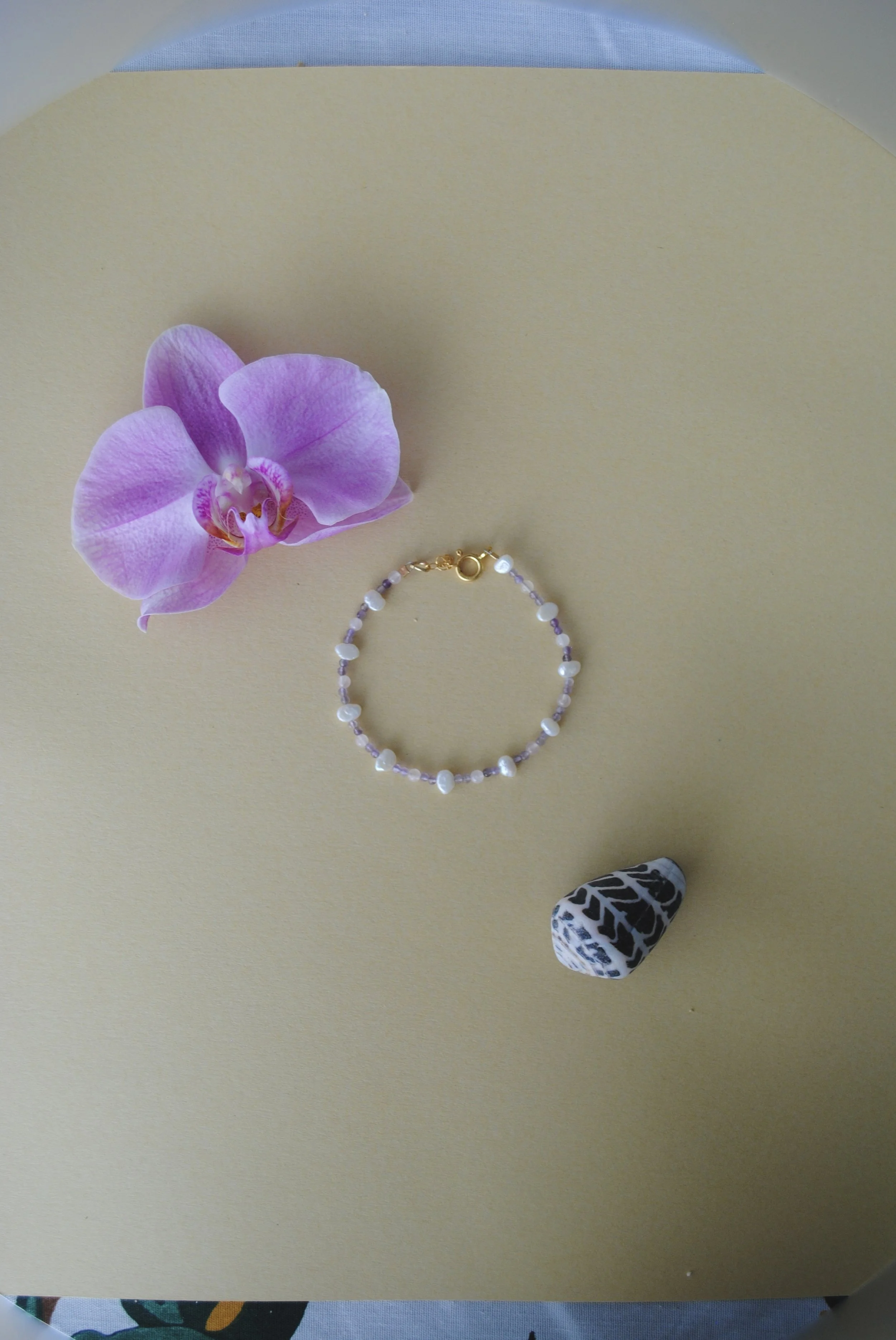 Beaded Freshwater Pearl Bracelet
