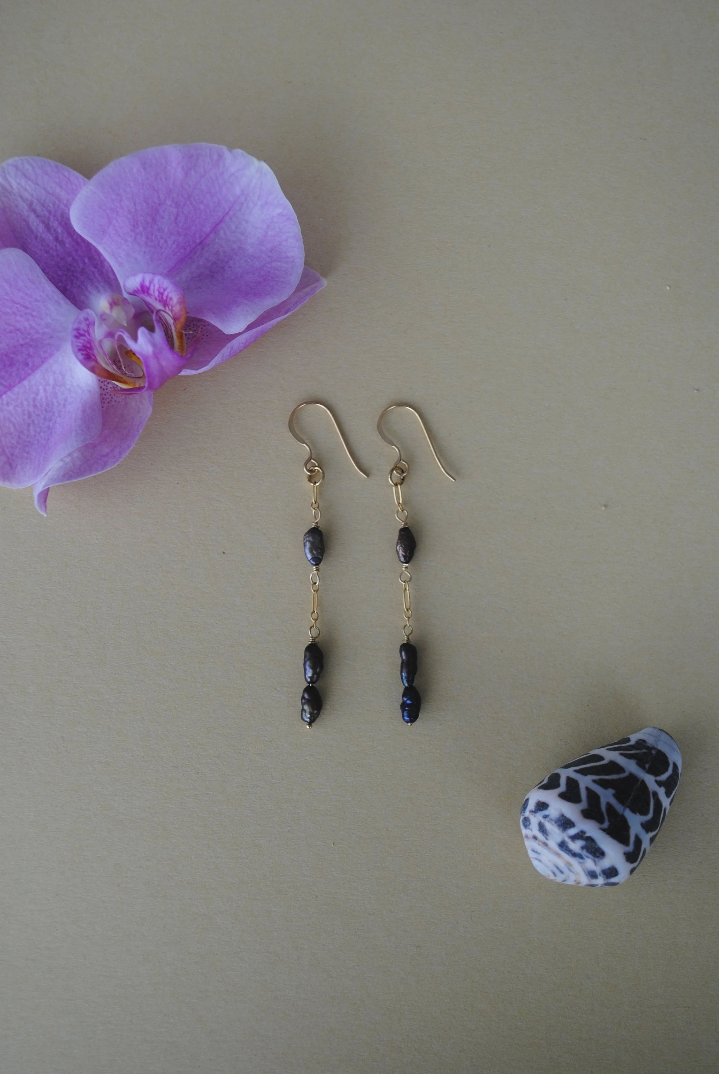 Freshwater Pearl Stack Earrings
